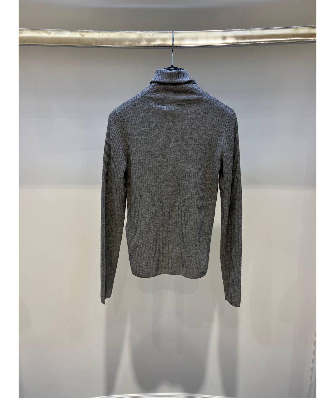 IRO Серая шерстяная водолазка, фото 4