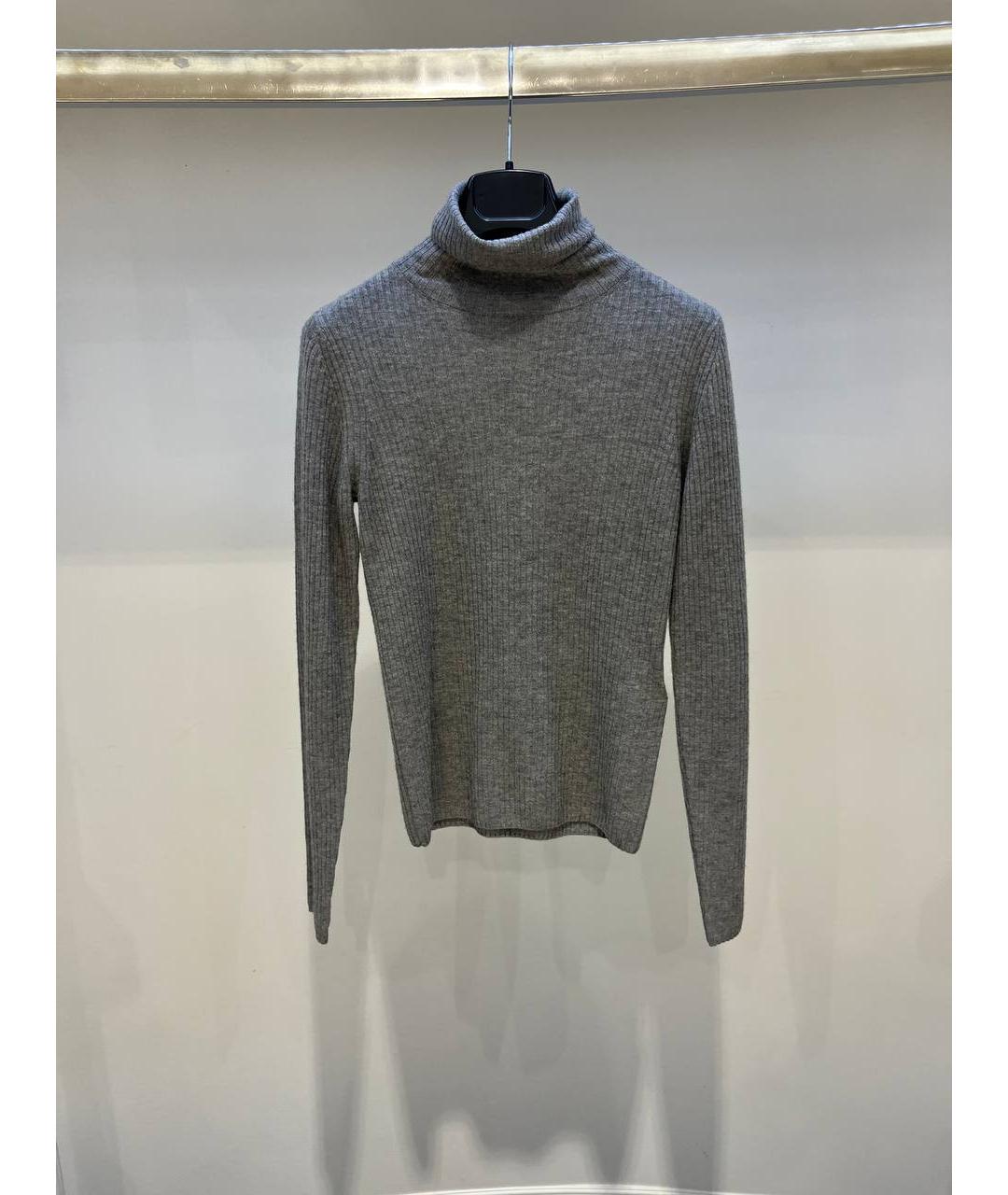 IRO Серая шерстяная водолазка, фото 2