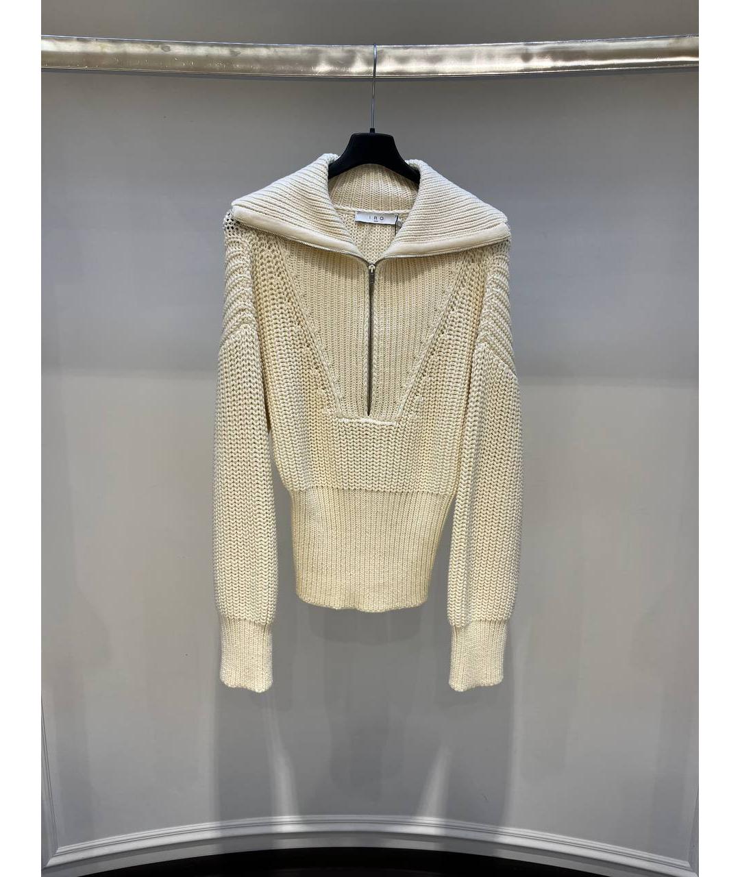 IRO Белый шерстяной джемпер / свитер, фото 2