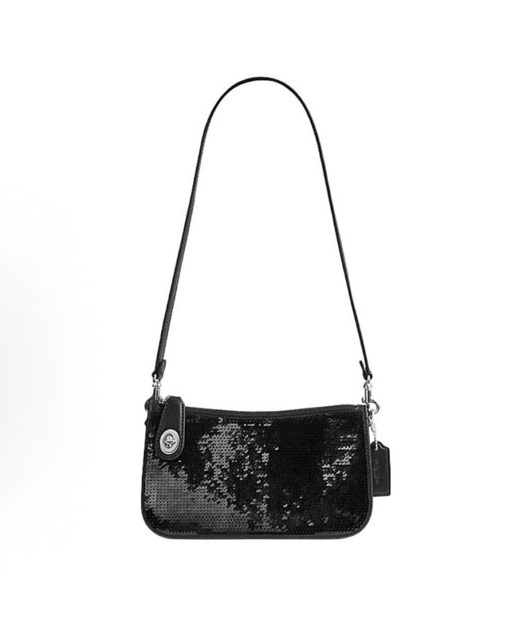 COACH Черная сумка через плечо, фото 9