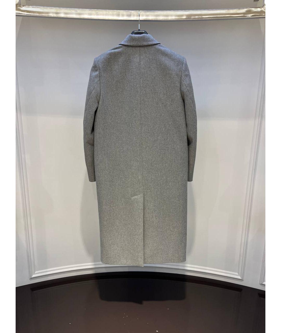 IRO Серое шерстяное пальто, фото 4