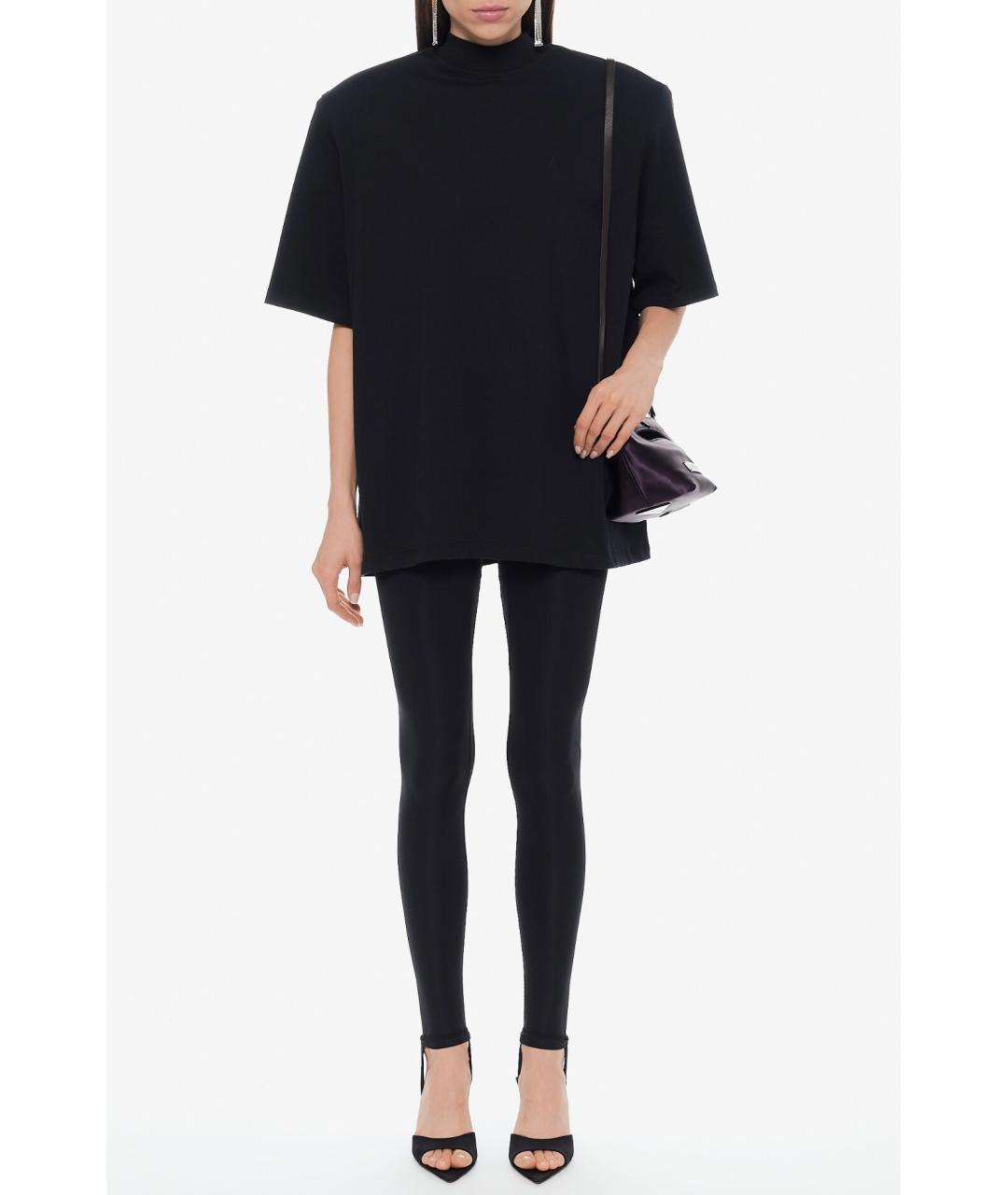 THE ATTICO Черная футболка, фото 2