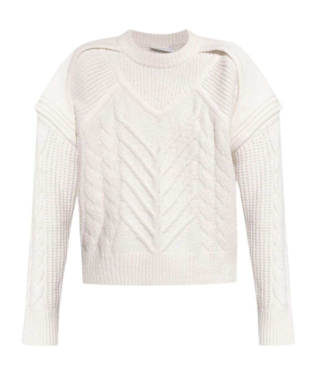 IRO Белый шерстяной джемпер / свитер, фото 1