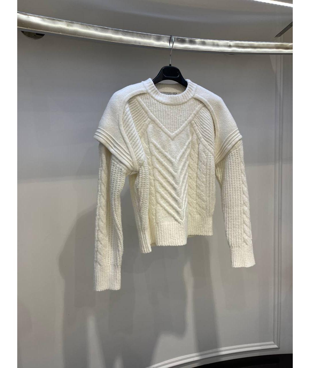 IRO Белый шерстяной джемпер / свитер, фото 3