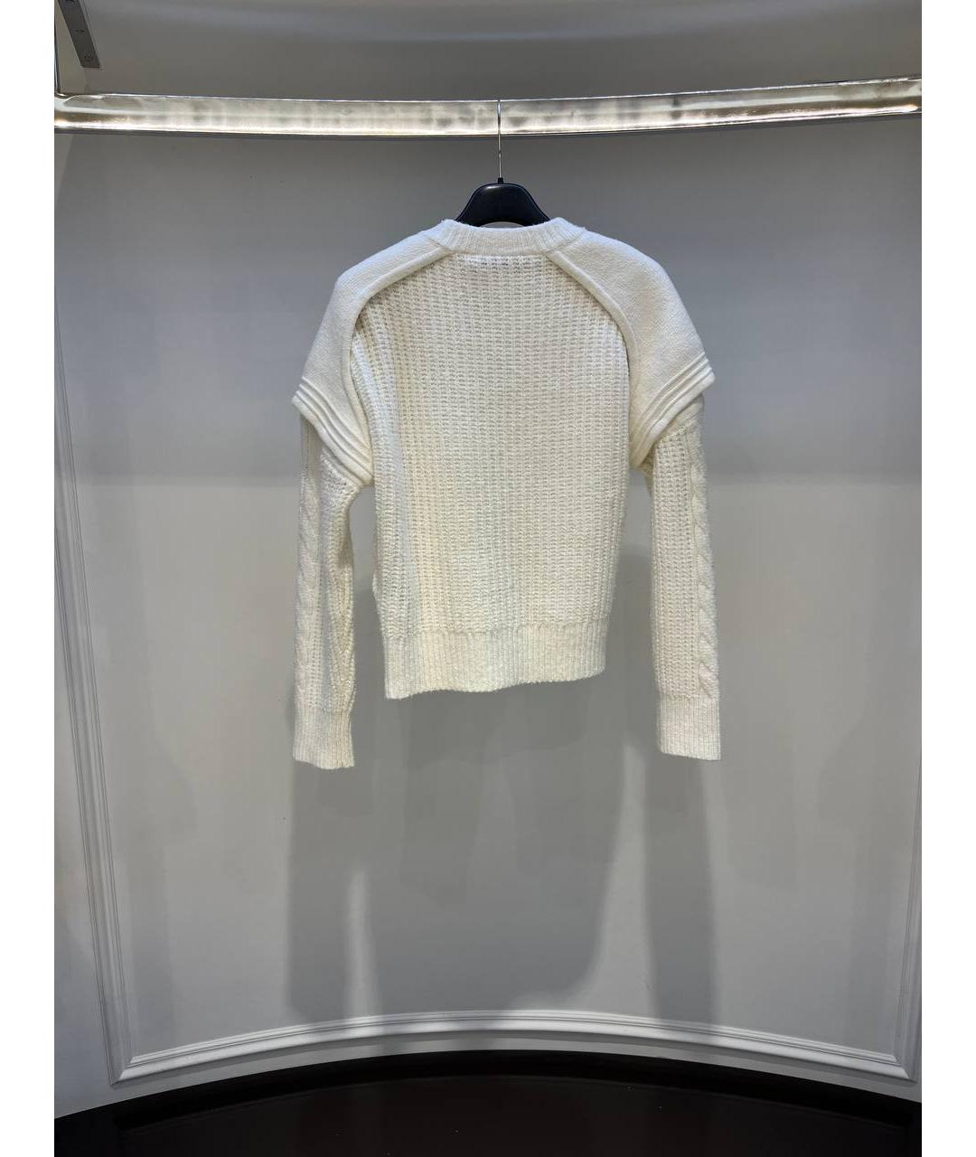 IRO Белый шерстяной джемпер / свитер, фото 4