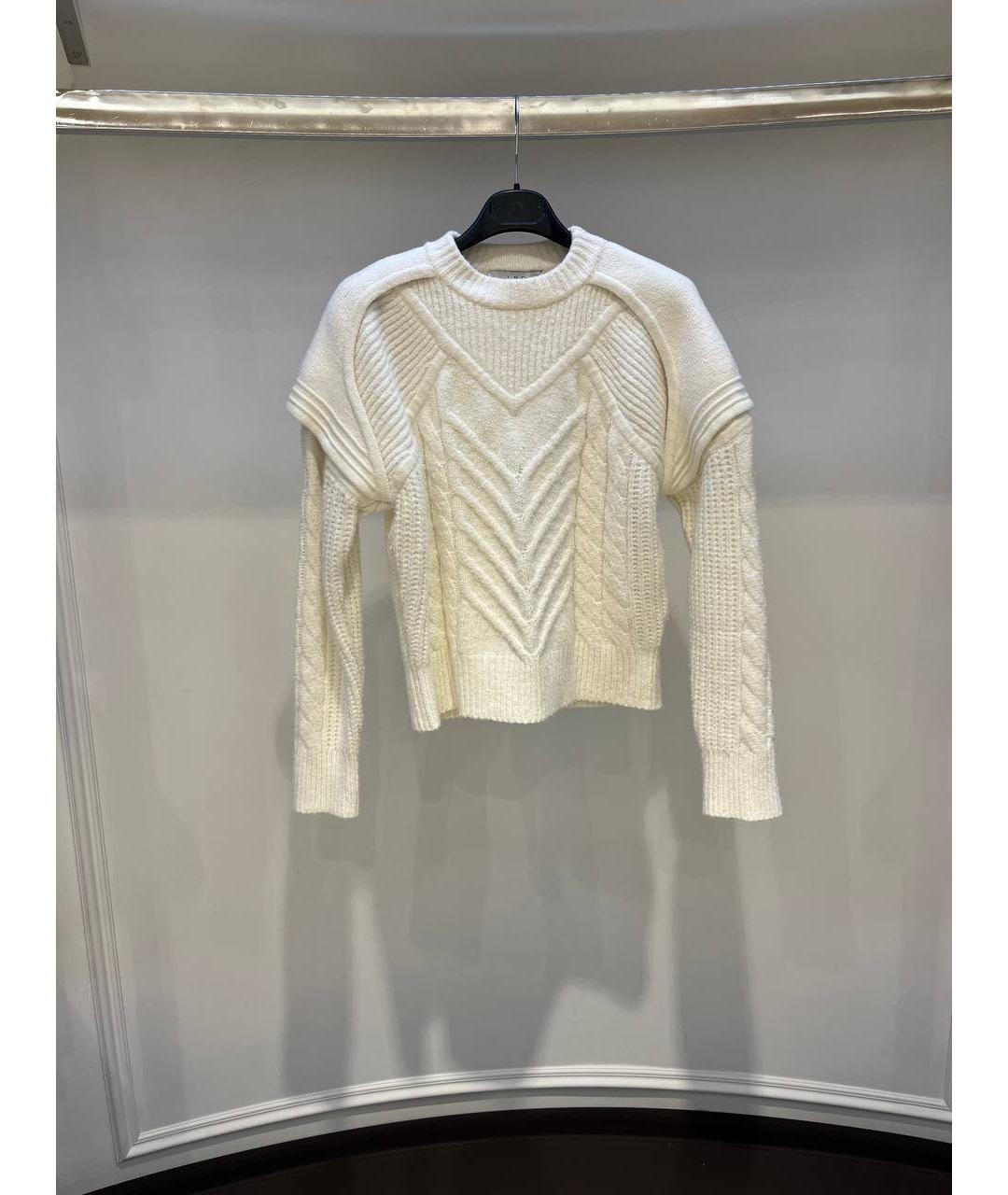 IRO Белый шерстяной джемпер / свитер, фото 2