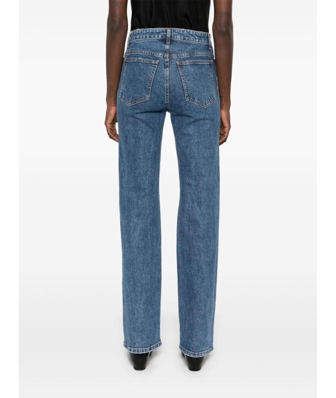 KHAITE Синие прямые джинсы, фото 4