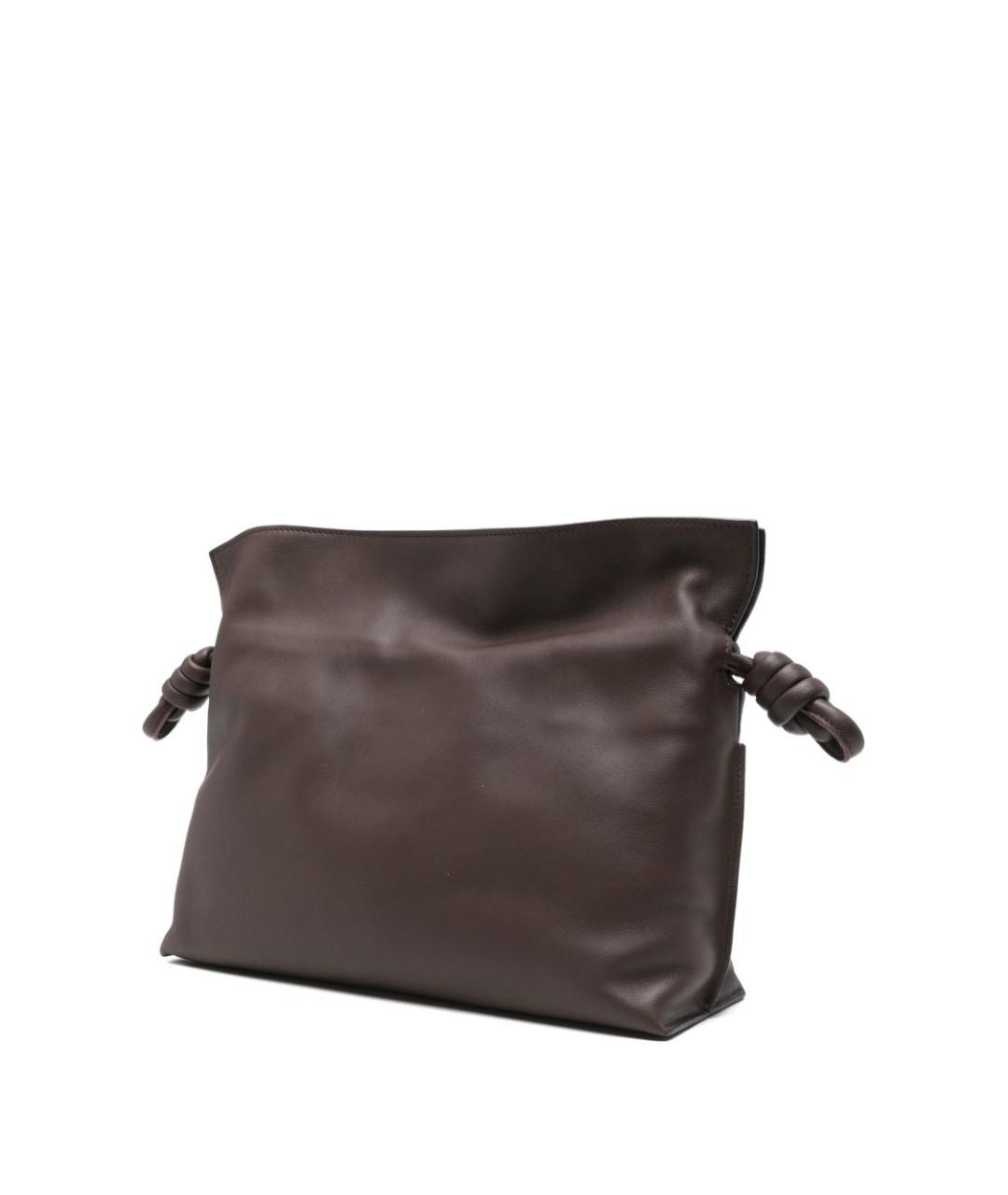 LOEWE Коричневая кожаная сумка тоут, фото 3