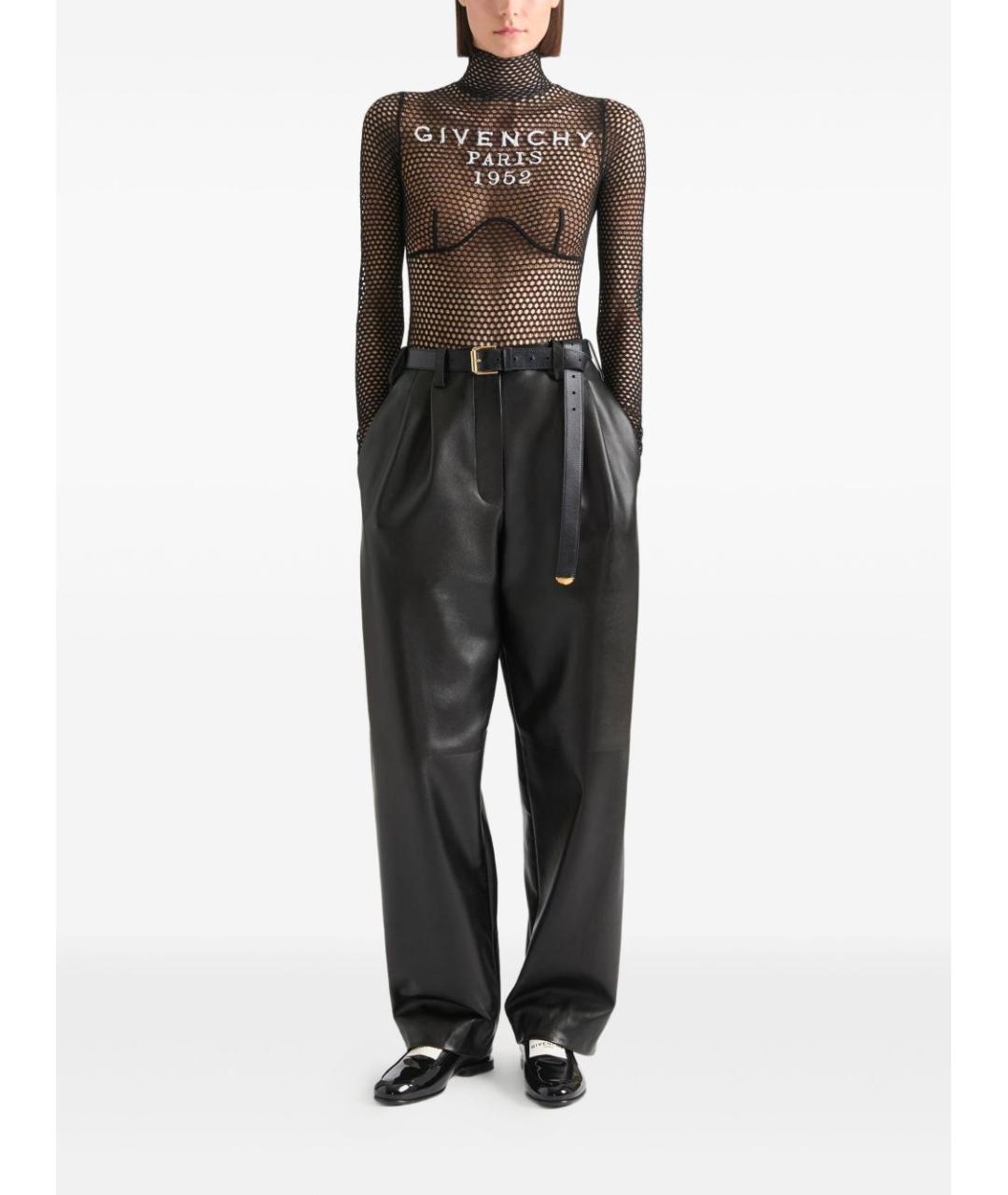 GIVENCHY Черное полиэстеровое боди, фото 3