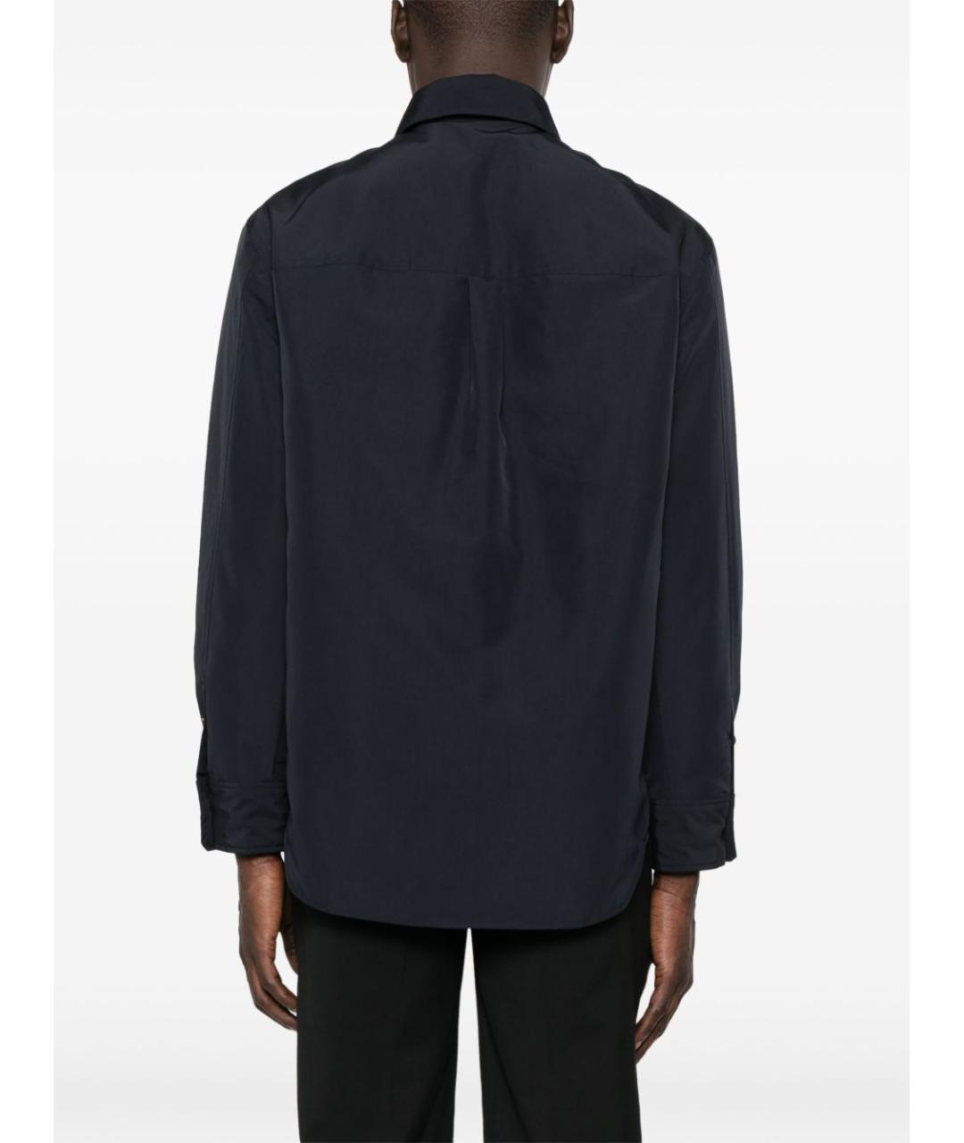 EMPORIO ARMANI Темно-синяя кэжуал рубашка, фото 3