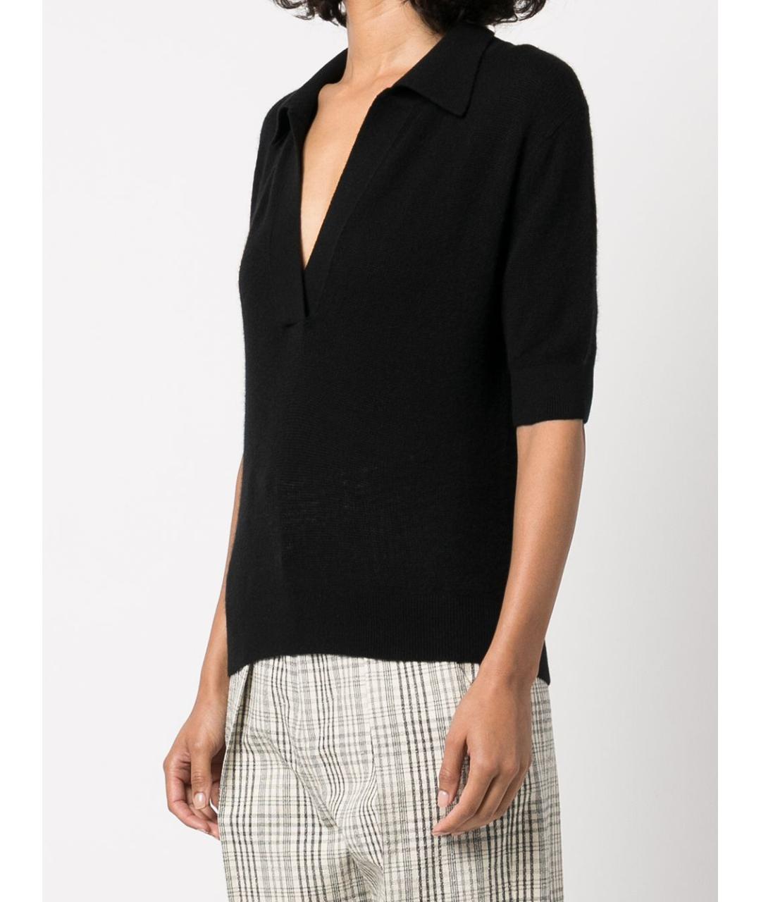 KHAITE Черный кашемировый джемпер / свитер, фото 4