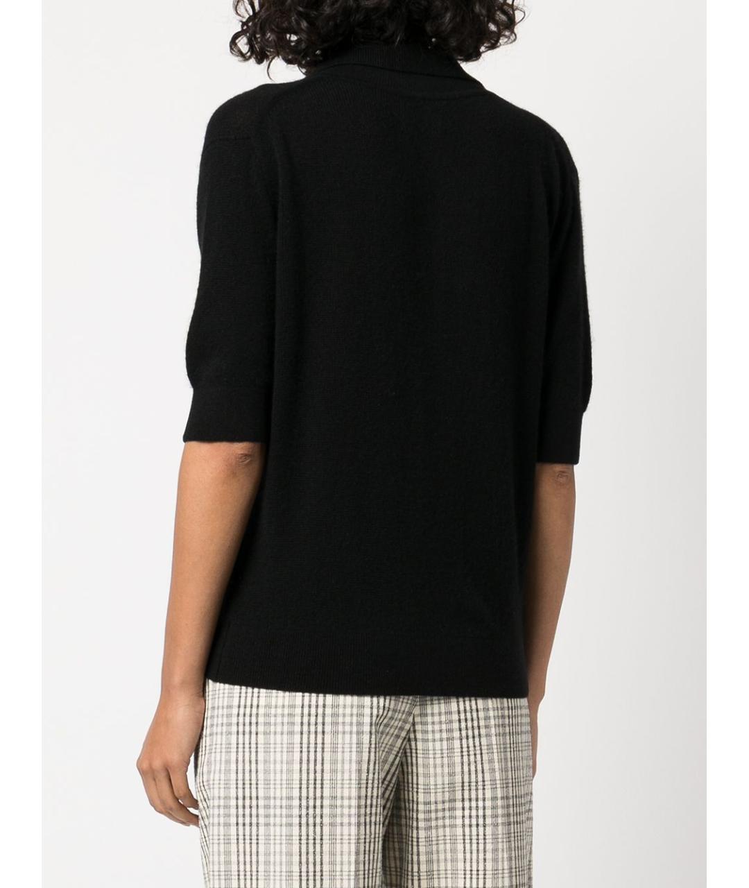 KHAITE Черный кашемировый джемпер / свитер, фото 2