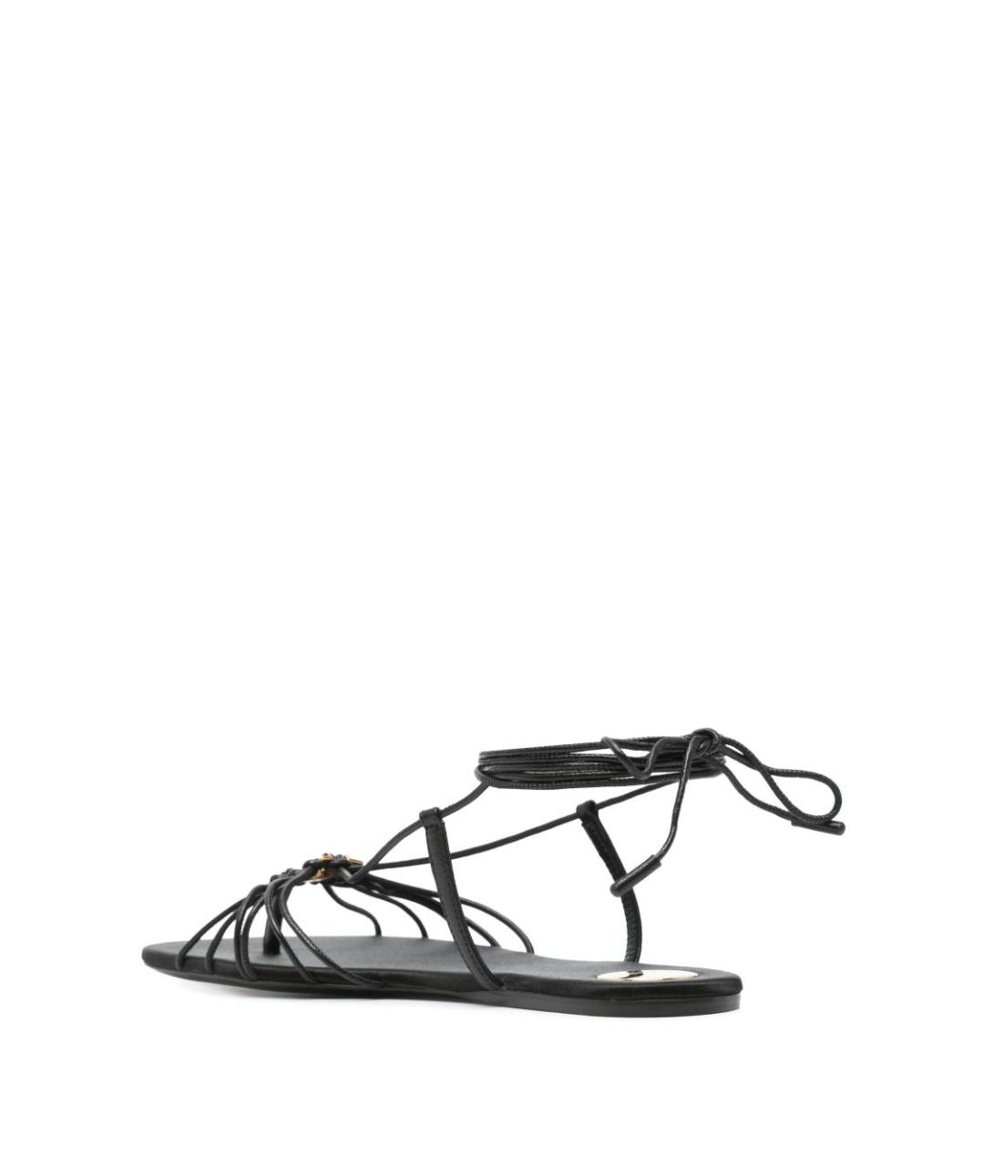 SAINT LAURENT Черные босоножки, фото 4