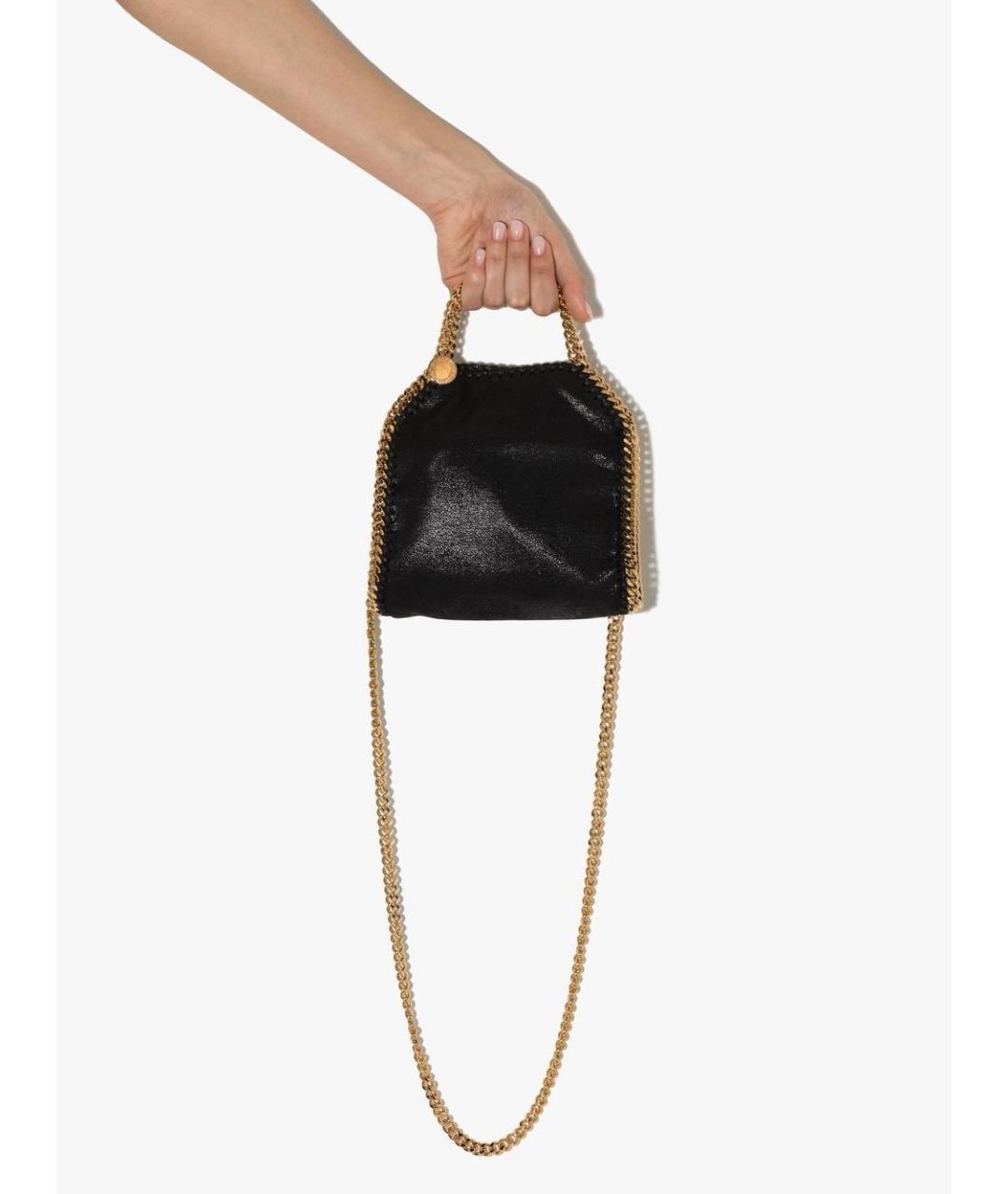 STELLA MCCARTNEY Черная синтетическая сумка через плечо, фото 4