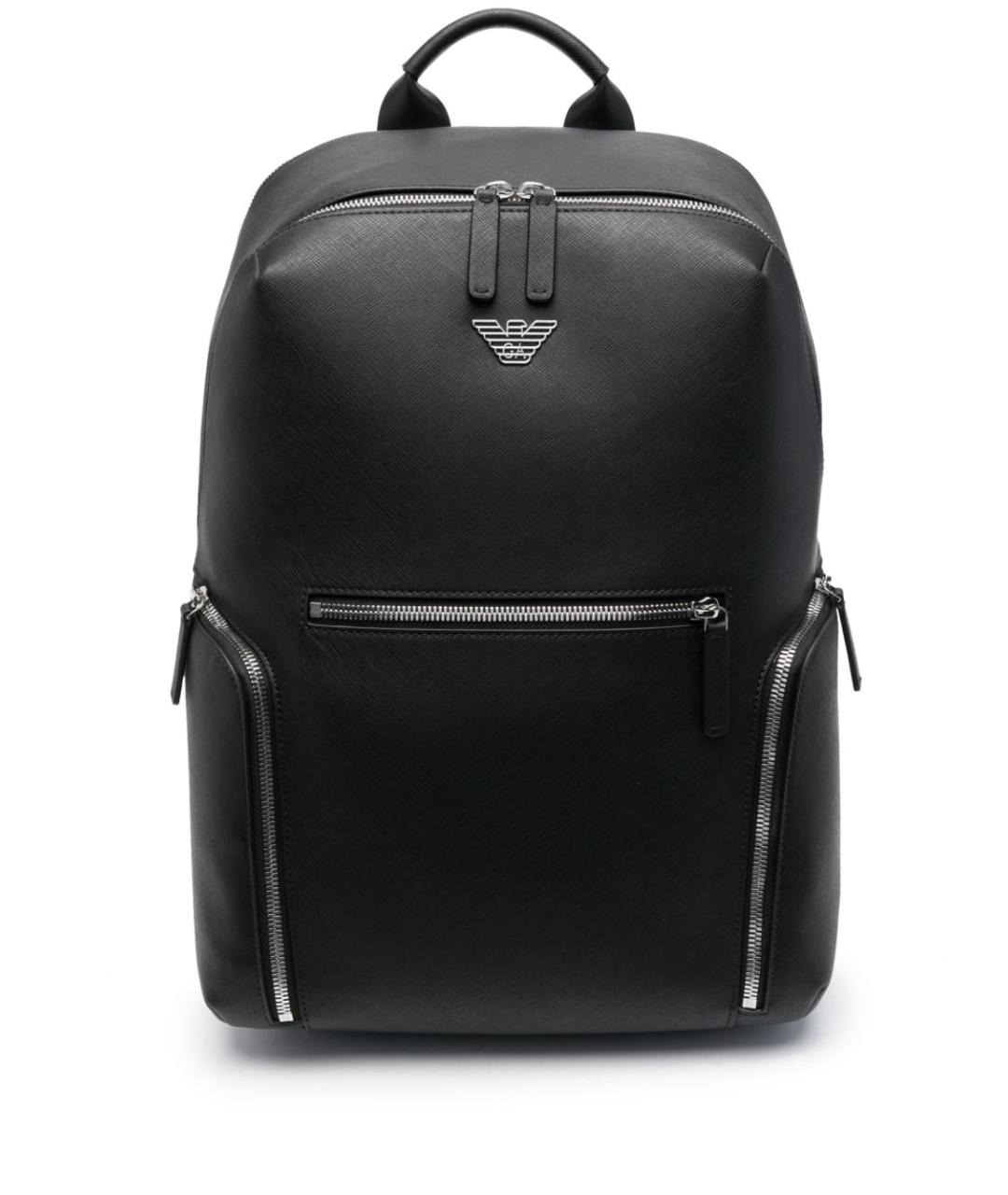 EMPORIO ARMANI Черный синтетический рюкзак, фото 1