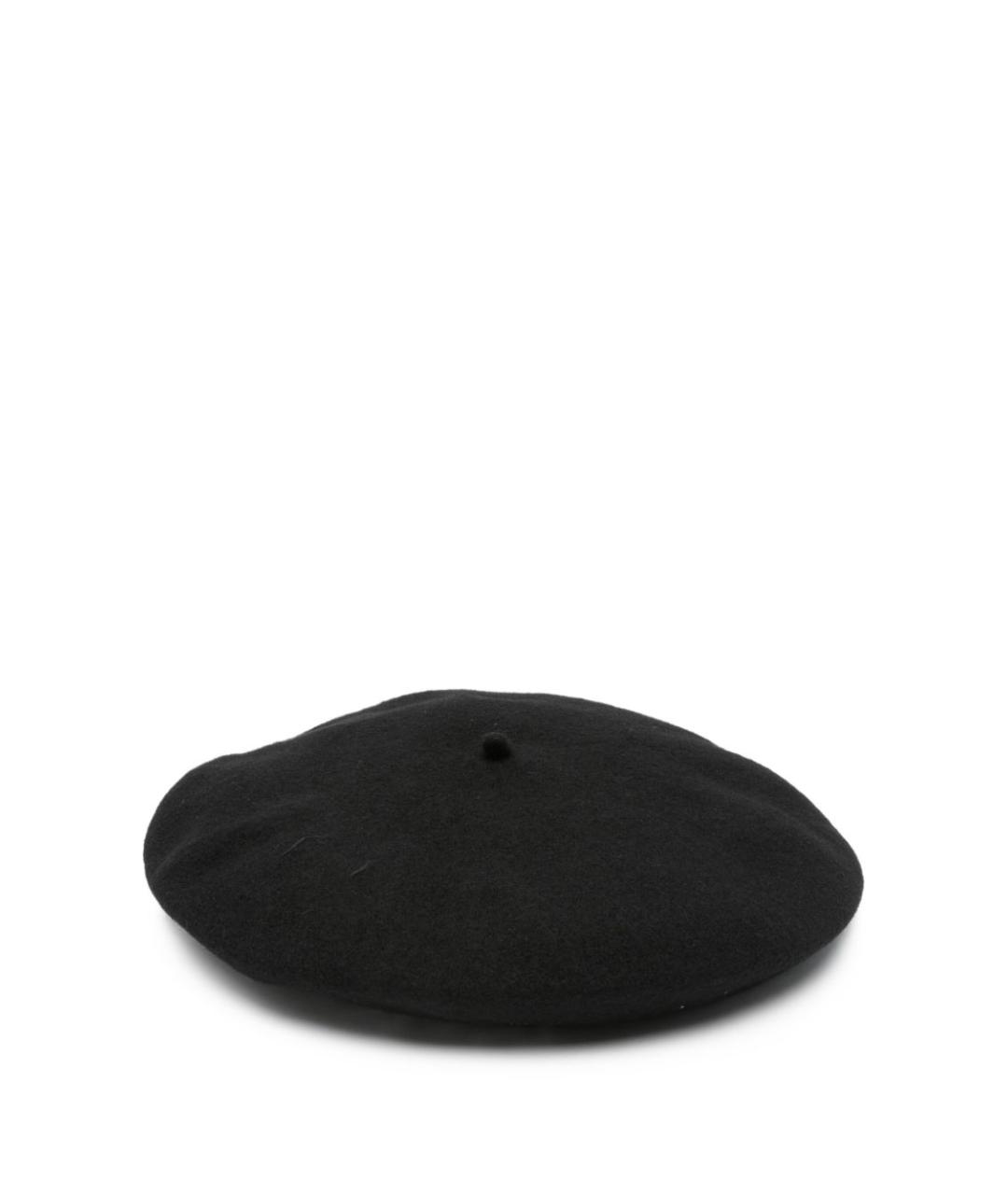 EMPORIO ARMANI Черная шерстяная кепка, фото 1