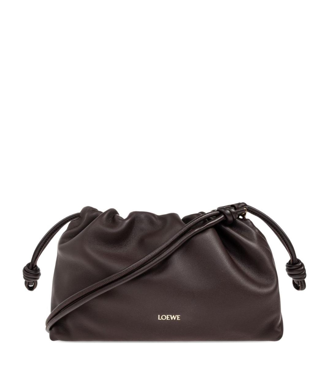 LOEWE Коричневая кожаная сумка тоут, фото 1