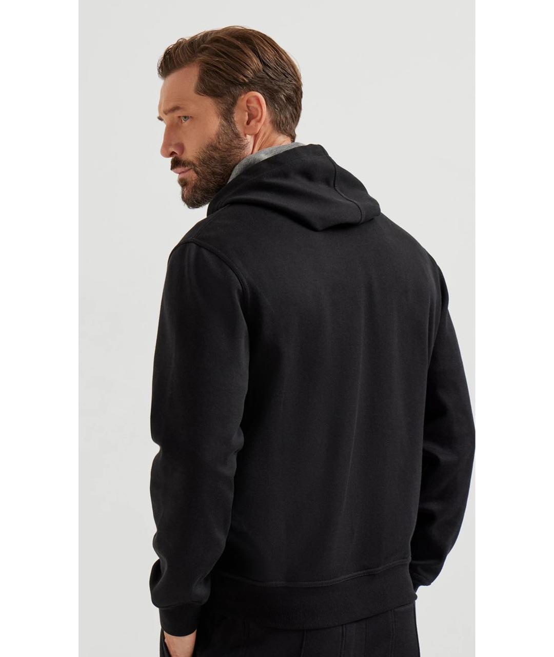 BRUNELLO CUCINELLI Черный кашемировый спортивный костюм, фото 5