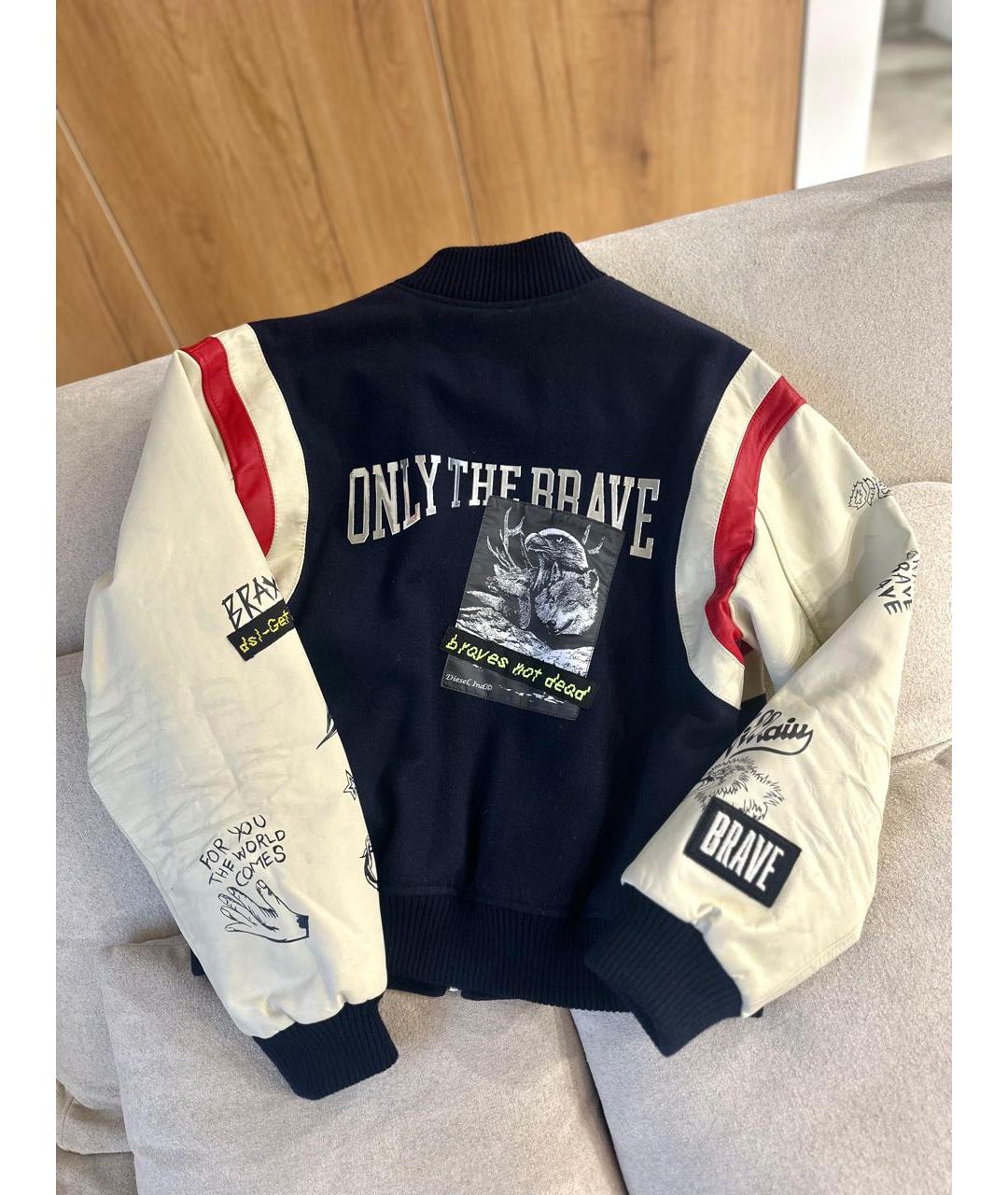 DIESEL Мульти кожаная куртка, фото 2