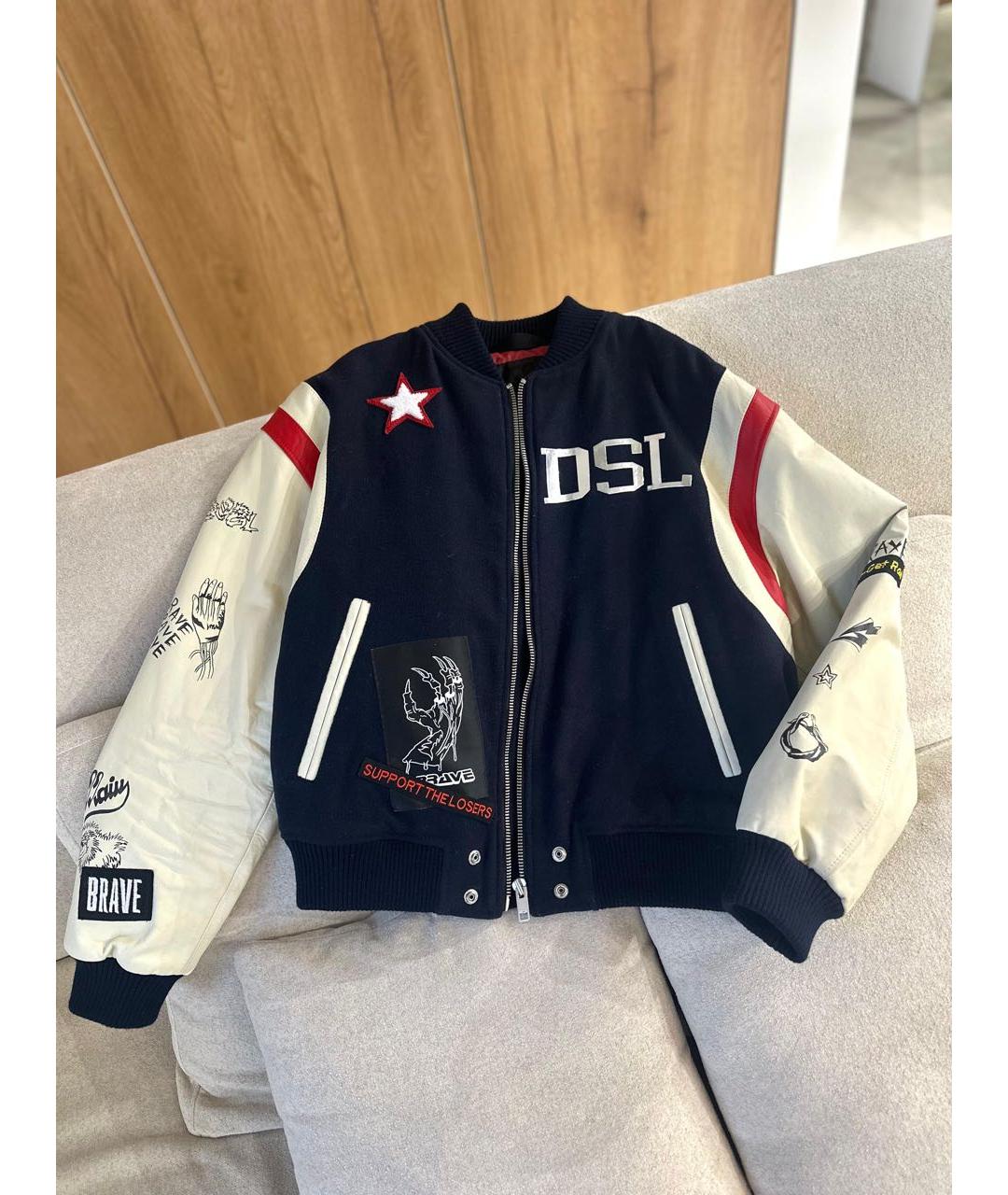 DIESEL Мульти кожаная куртка, фото 3