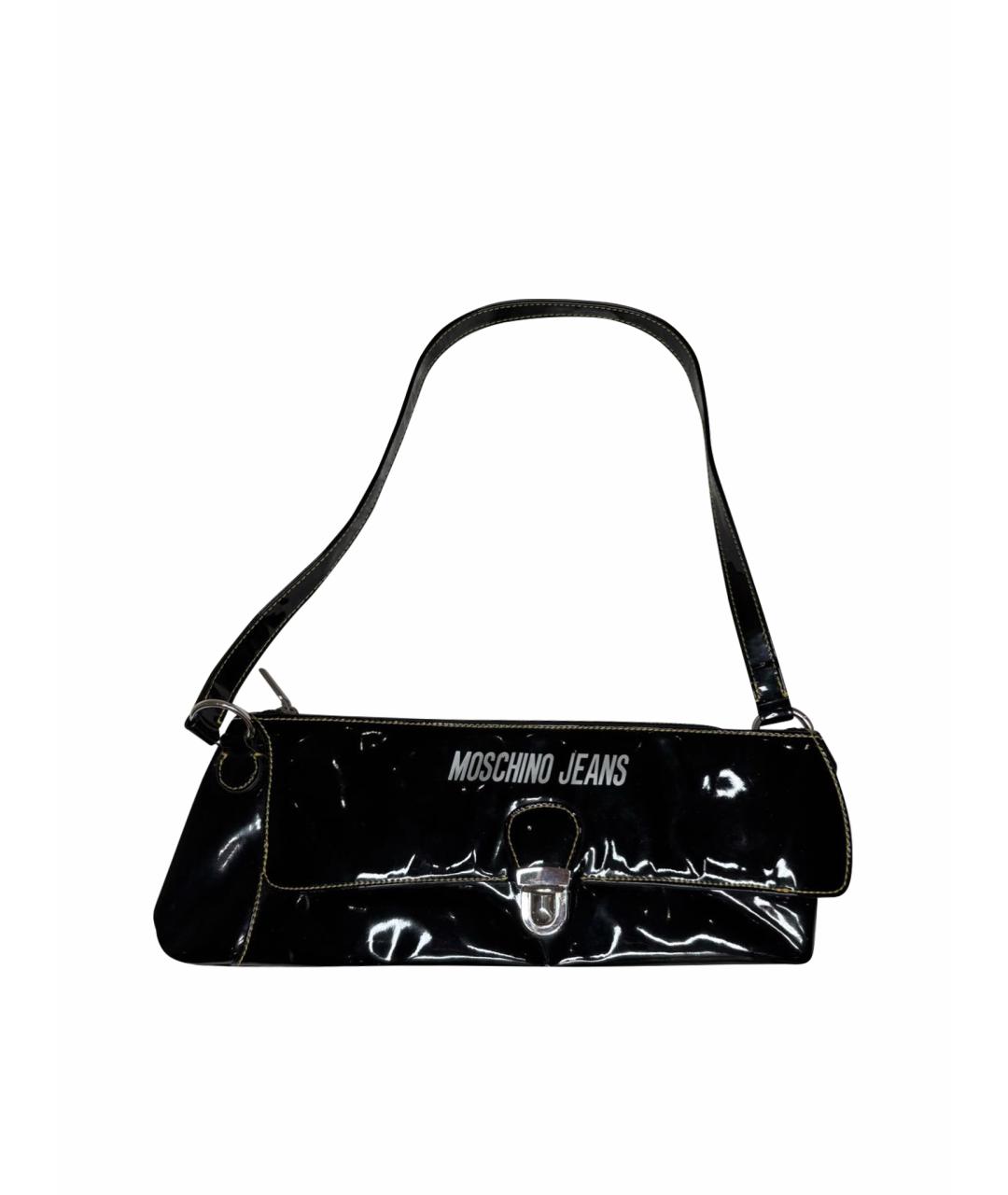 MOSCHINO Черная сумка через плечо, фото 1