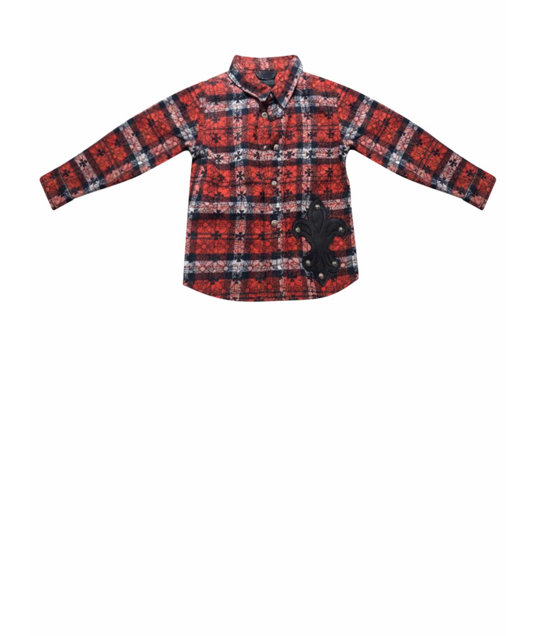CHROME HEARTS Красная хлопковая рубашка/блузка, фото 1