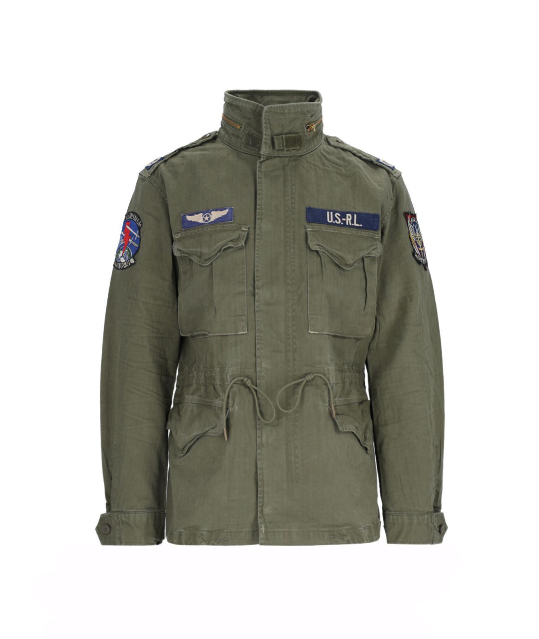 POLO RALPH LAUREN Зеленая хлопковая куртка, фото 1