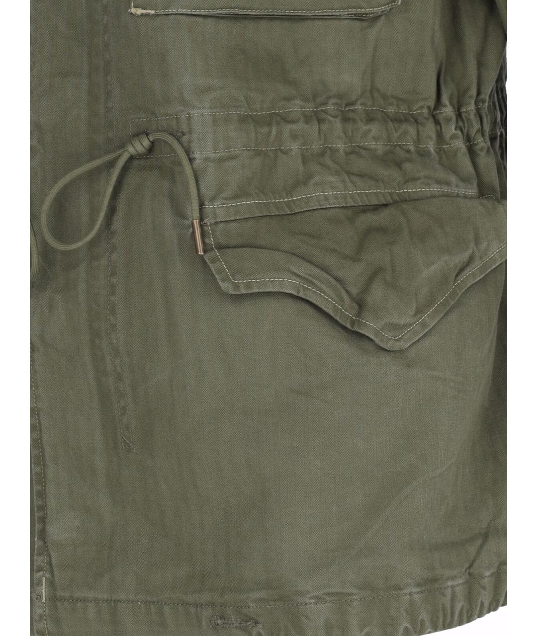 POLO RALPH LAUREN Зеленая хлопковая куртка, фото 5