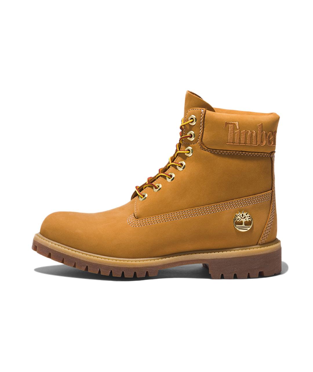 TIMBERLAND Коричневые нубуковые высокие ботинки, фото 2