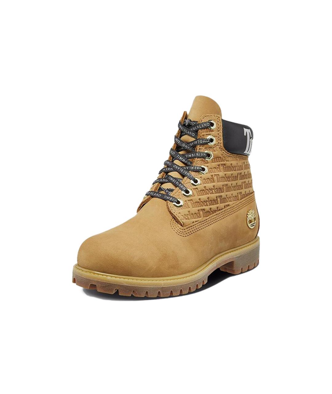 TIMBERLAND Коричневые нубуковые высокие ботинки, фото 3