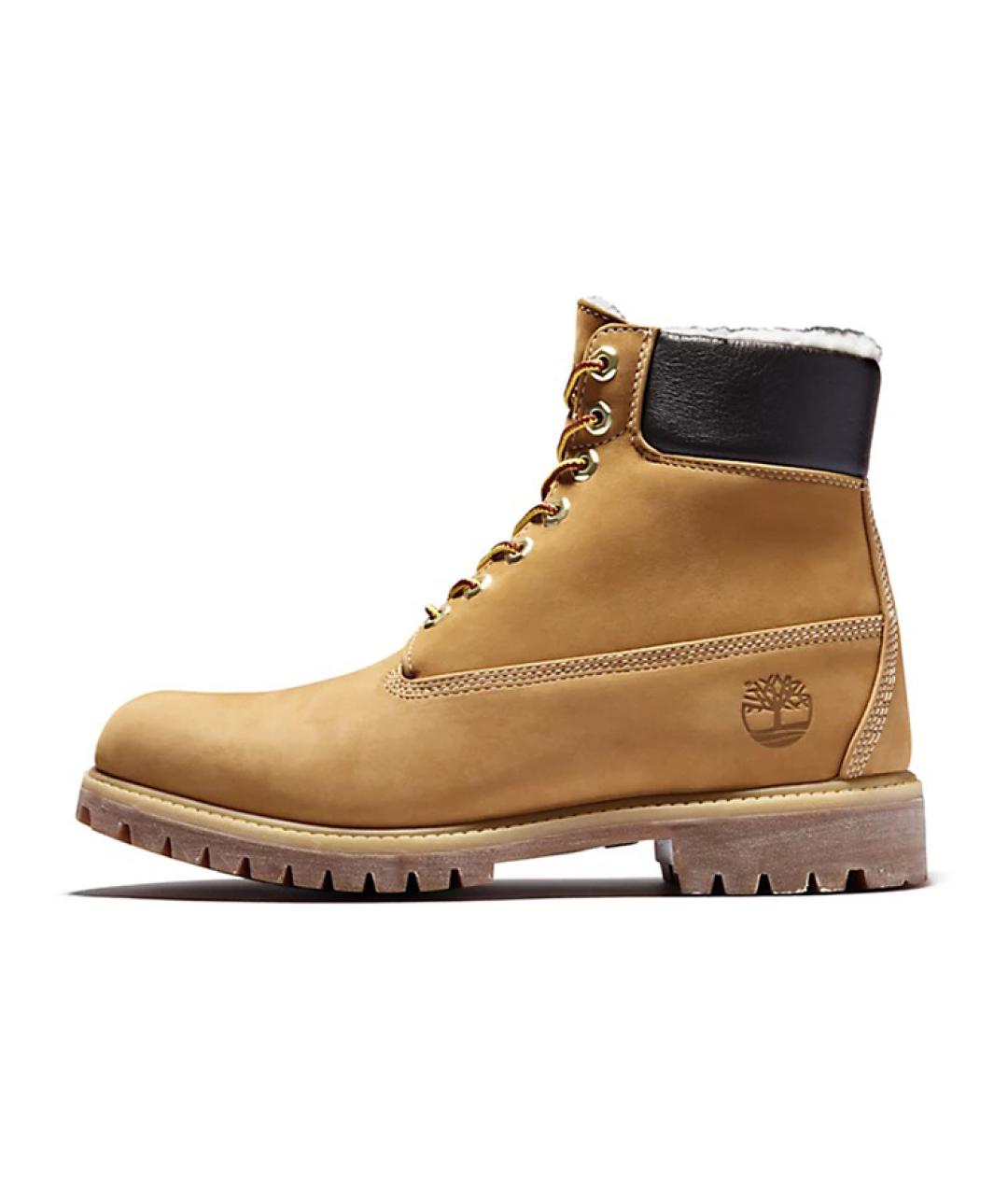 TIMBERLAND Коричневые нубуковые высокие ботинки, фото 2