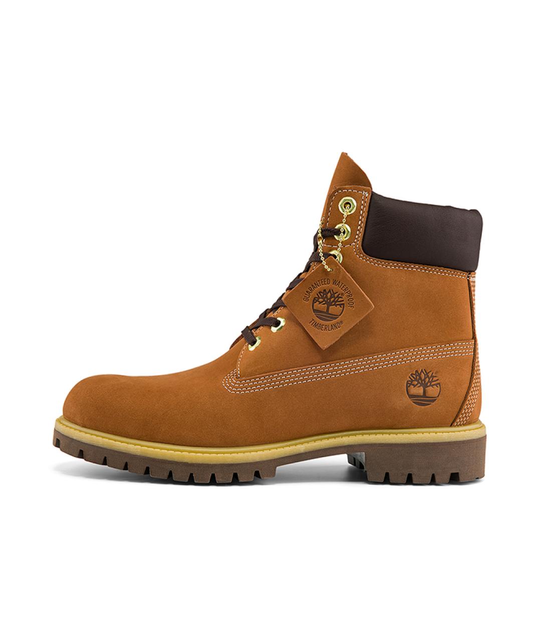 TIMBERLAND Коричневые нубуковые высокие ботинки, фото 2