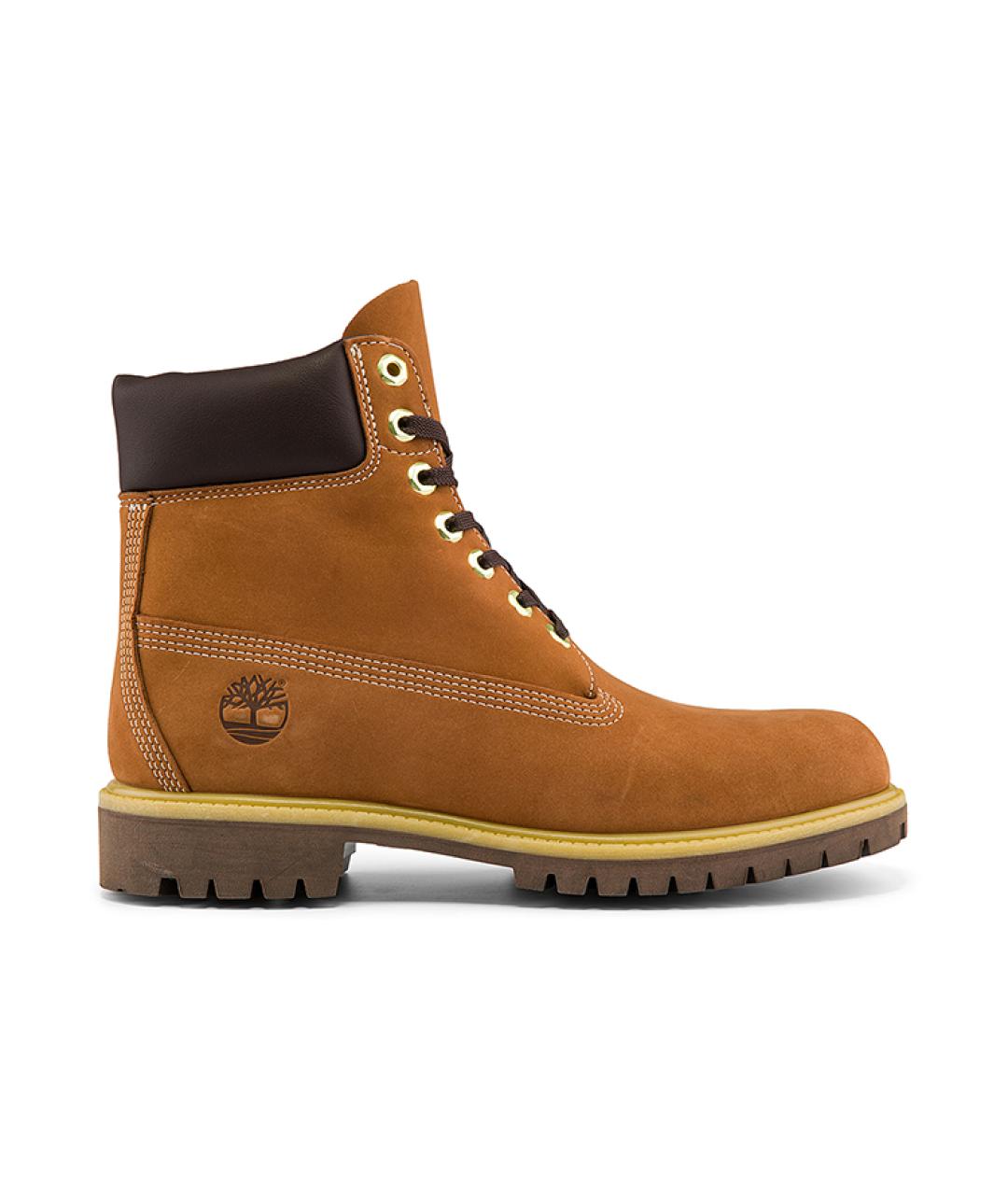 TIMBERLAND Коричневые нубуковые высокие ботинки, фото 1