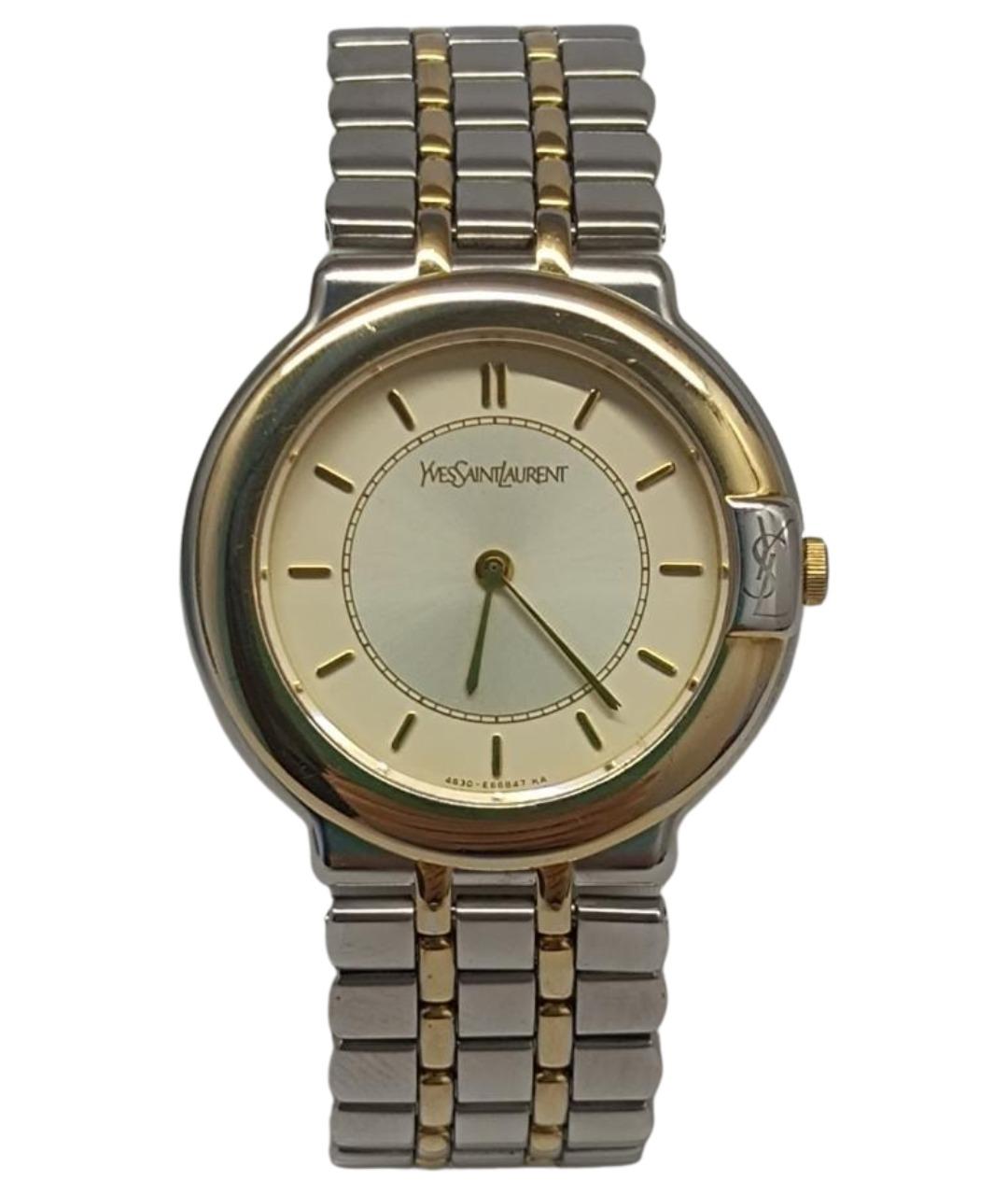 SAINT LAURENT Серебряные стальные часы, фото 1