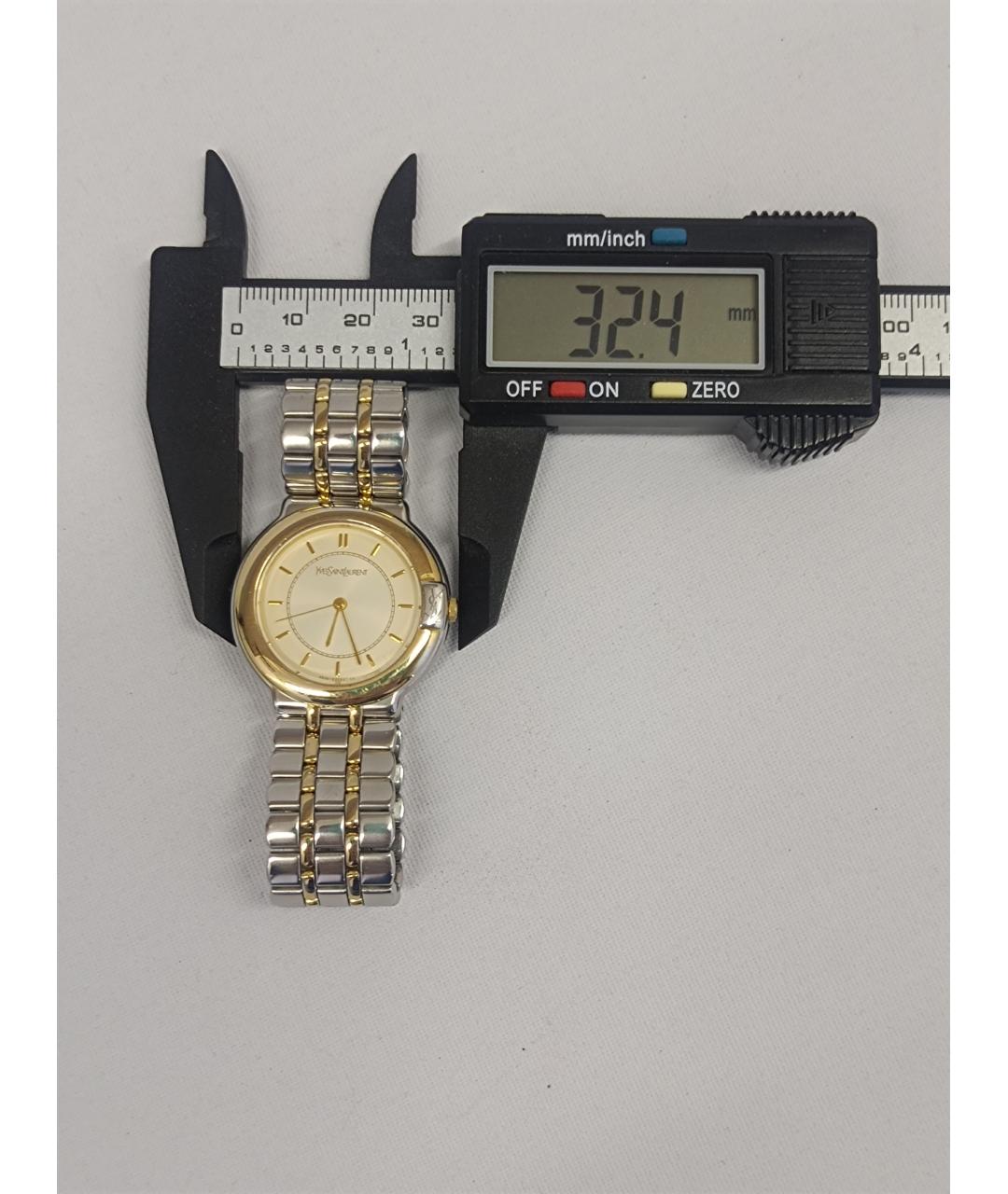 SAINT LAURENT Серебряные стальные часы, фото 8