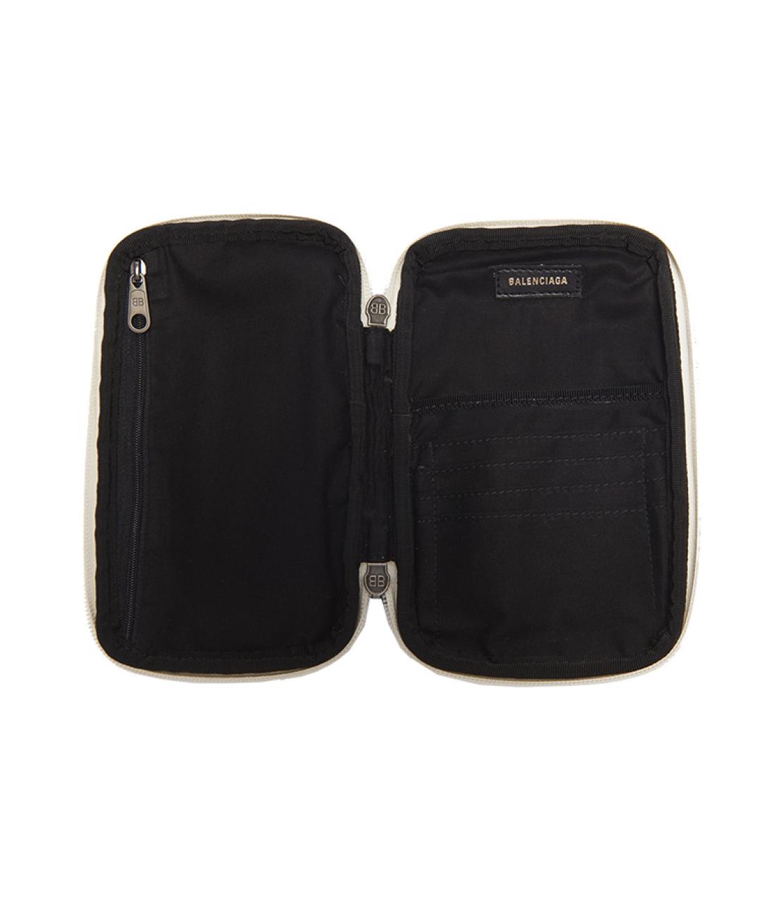 BALENCIAGA Белая кожаная сумка на плечо, фото 5