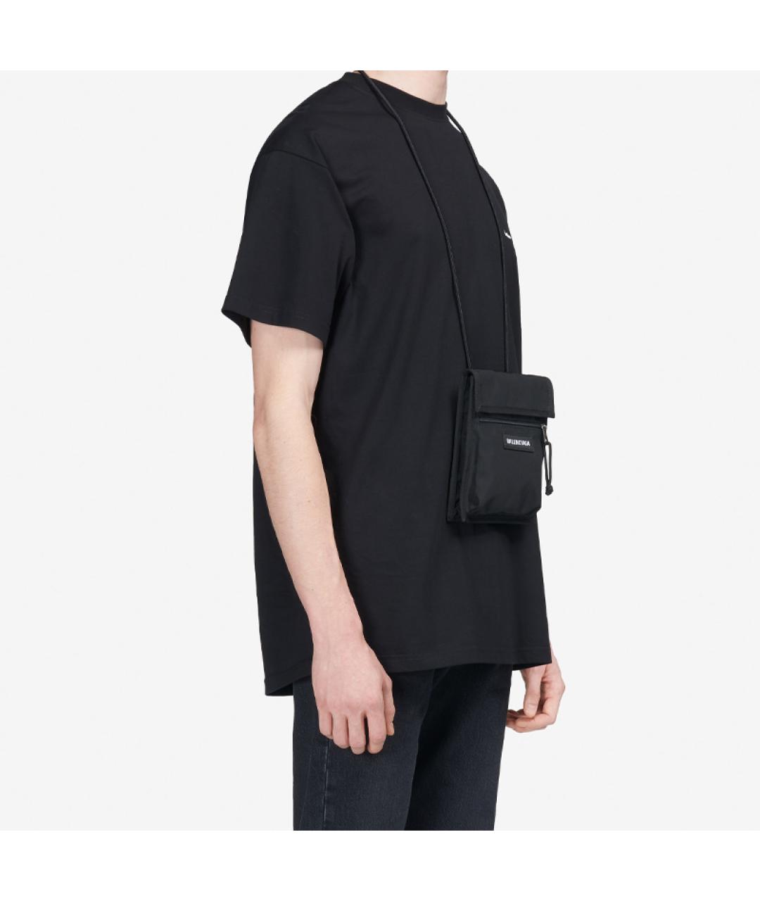 BALENCIAGA Черная сумка на плечо, фото 6