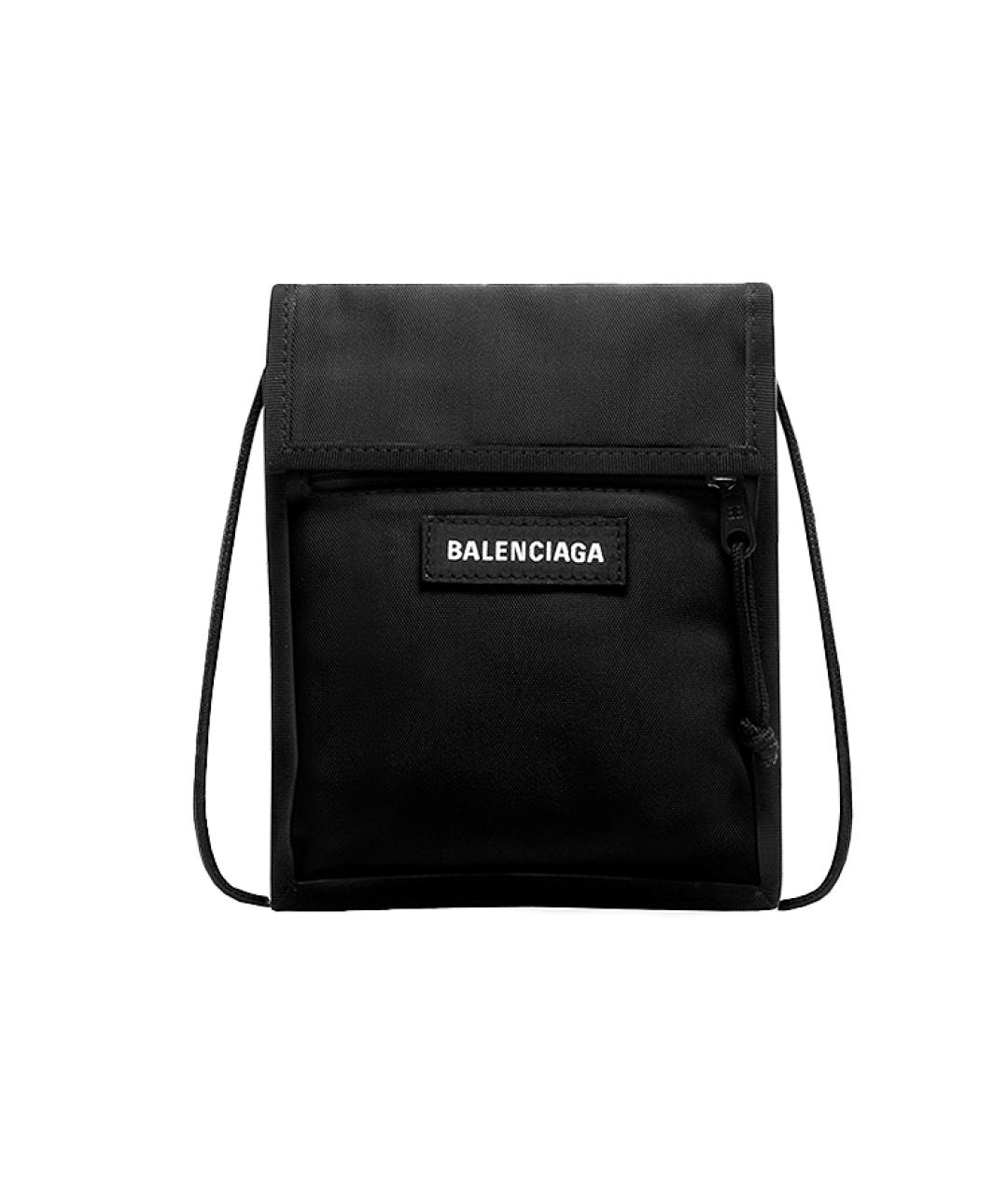 BALENCIAGA Черная сумка на плечо, фото 1