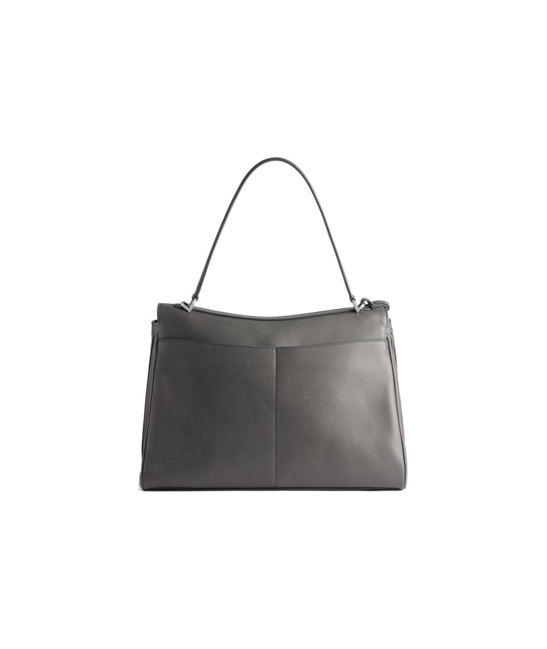 BALENCIAGA Черная кожаная сумка через плечо, фото 4