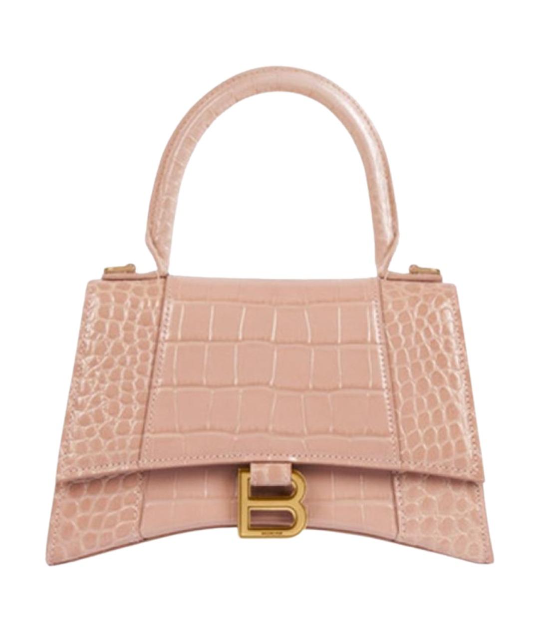 BALENCIAGA Бежевая кожаная сумка через плечо, фото 1