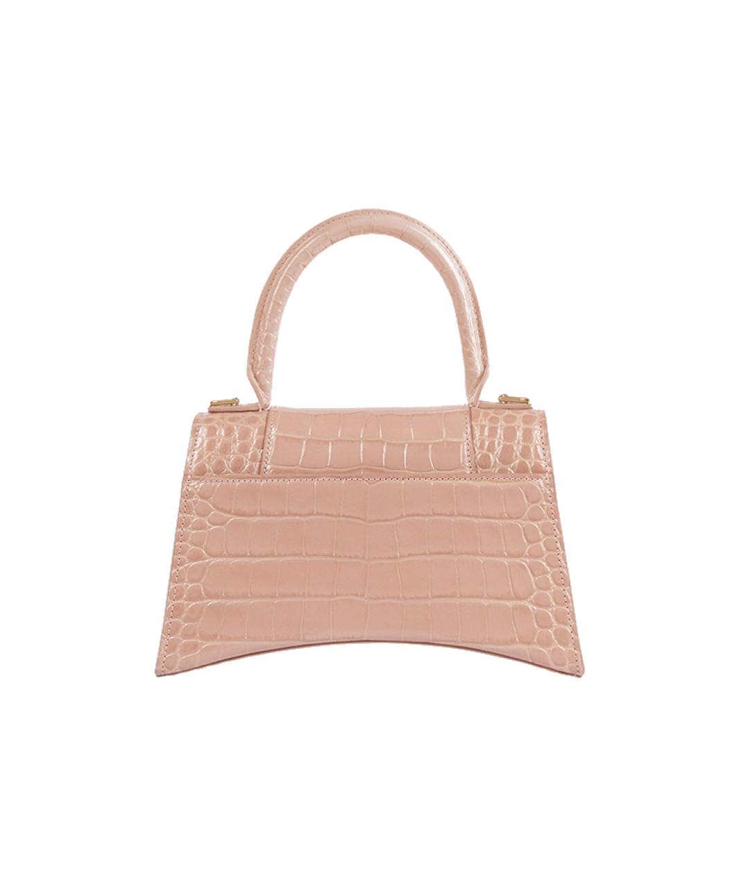 BALENCIAGA Бежевая кожаная сумка через плечо, фото 4