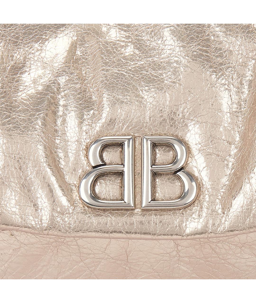 BALENCIAGA Золотая сумка через плечо, фото 6