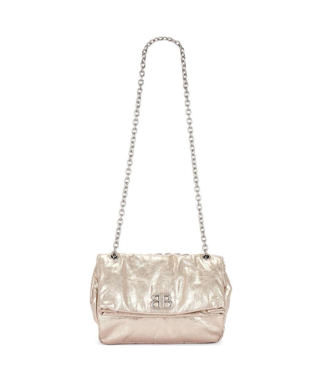 BALENCIAGA Золотая сумка через плечо, фото 5