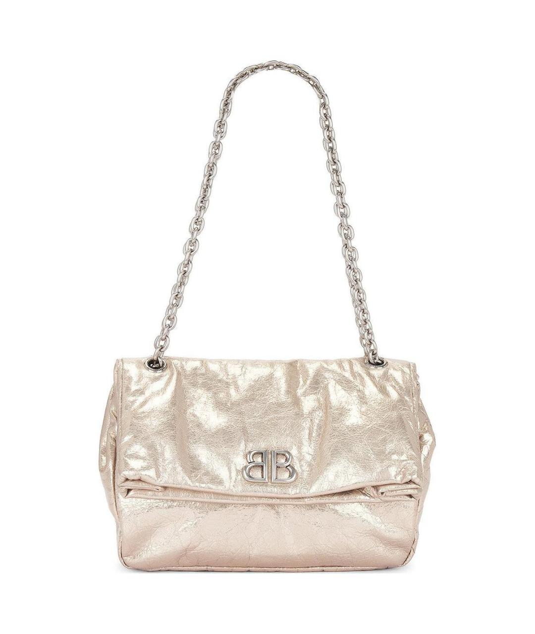BALENCIAGA Золотая сумка через плечо, фото 1