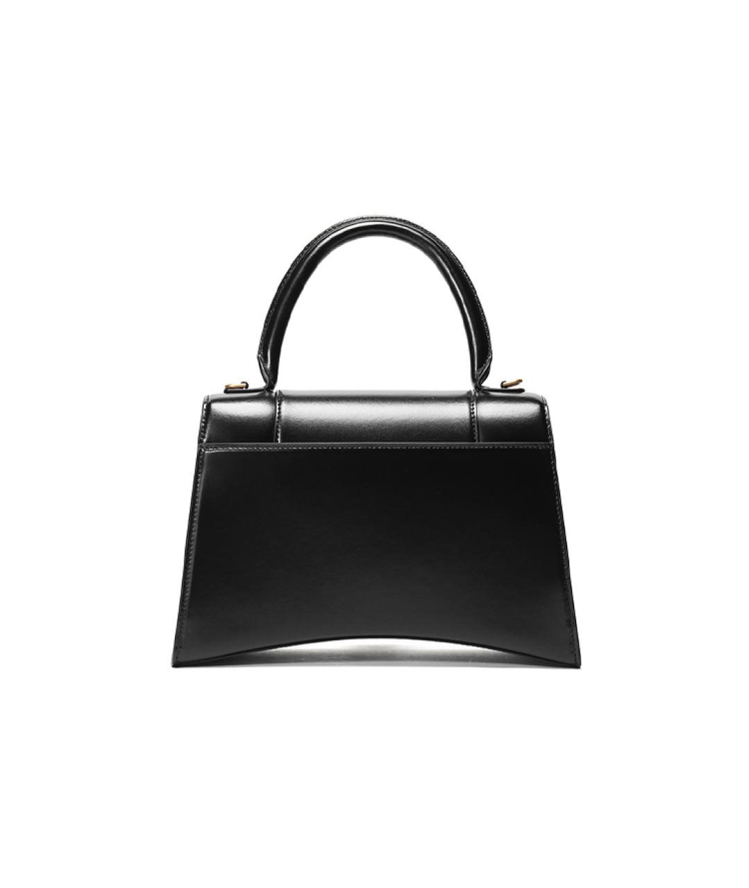 BALENCIAGA Черная кожаная сумка через плечо, фото 4