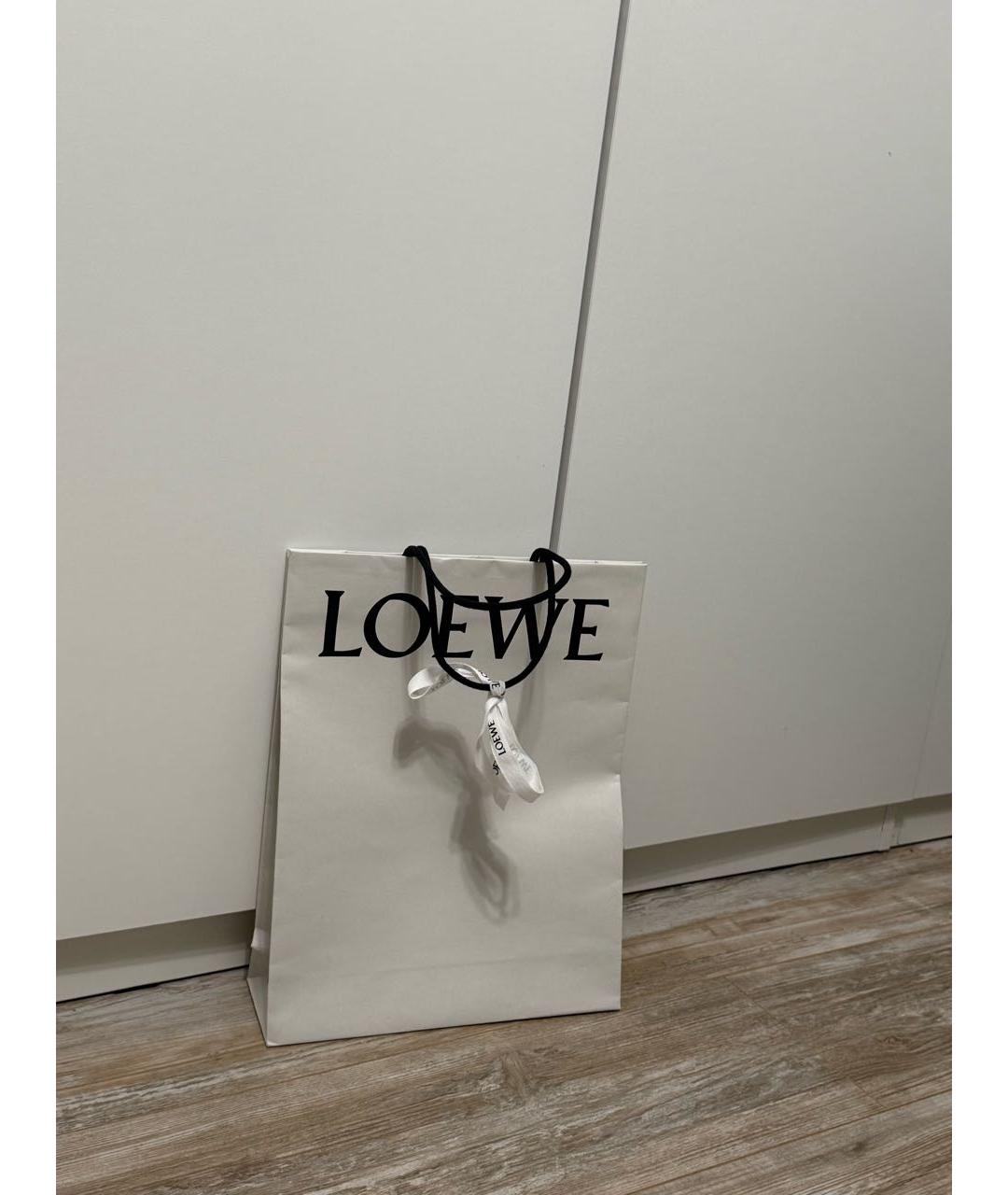 LOEWE Белая хлопковая майка, фото 2