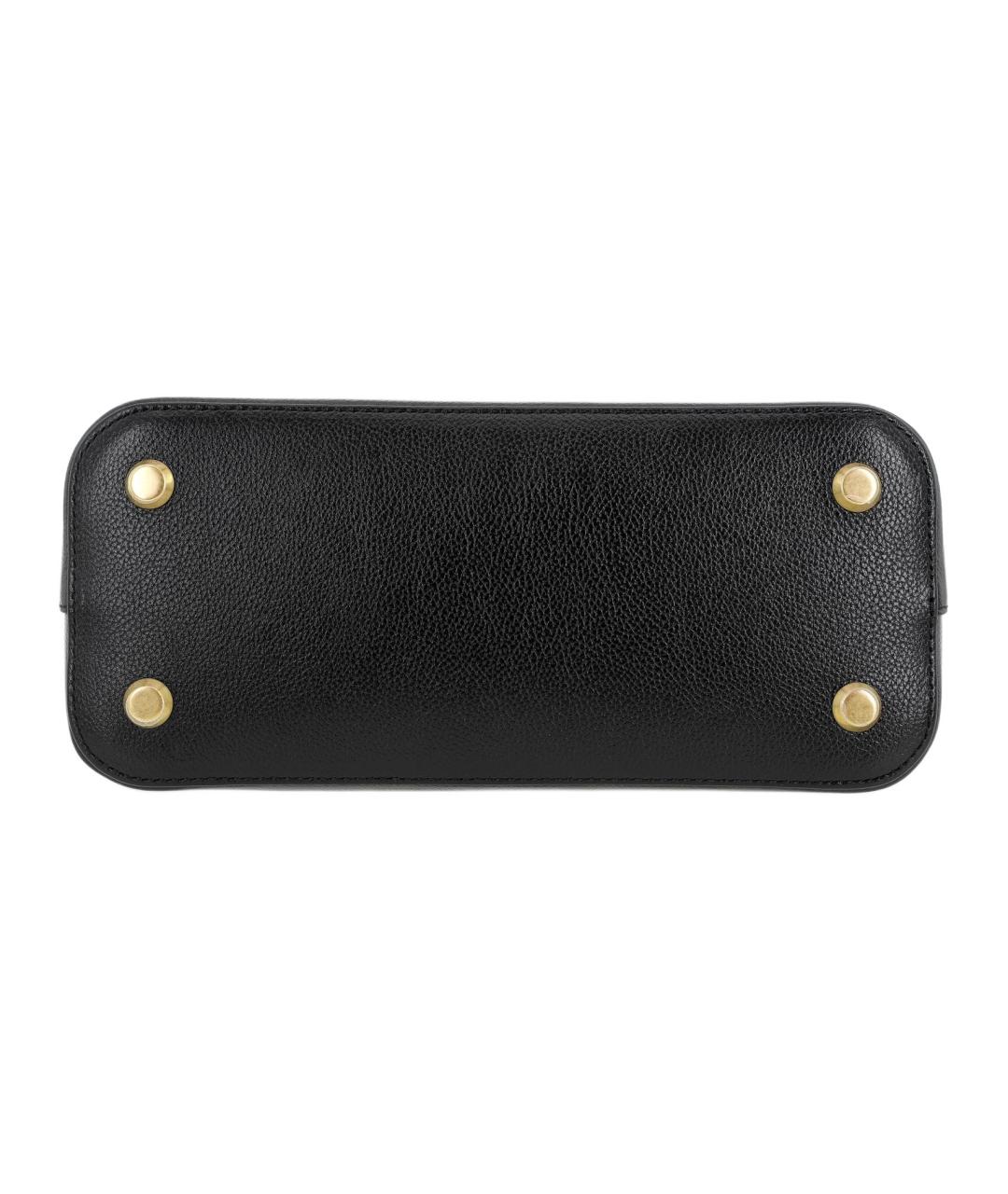 BALENCIAGA Черная кожаная сумка через плечо, фото 4