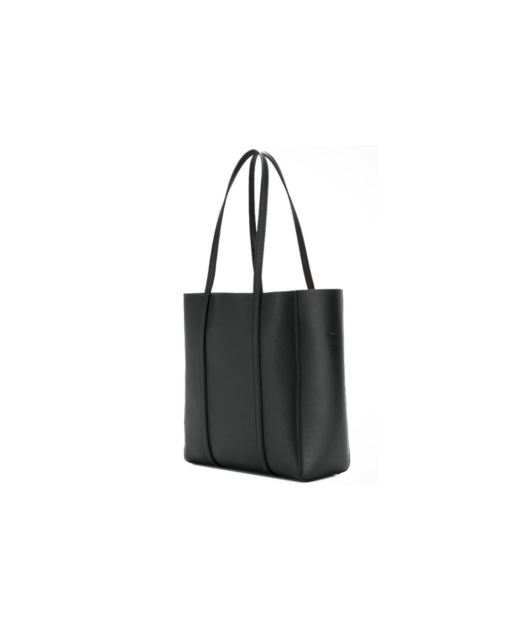 BALENCIAGA Черная кожаная сумка через плечо, фото 6