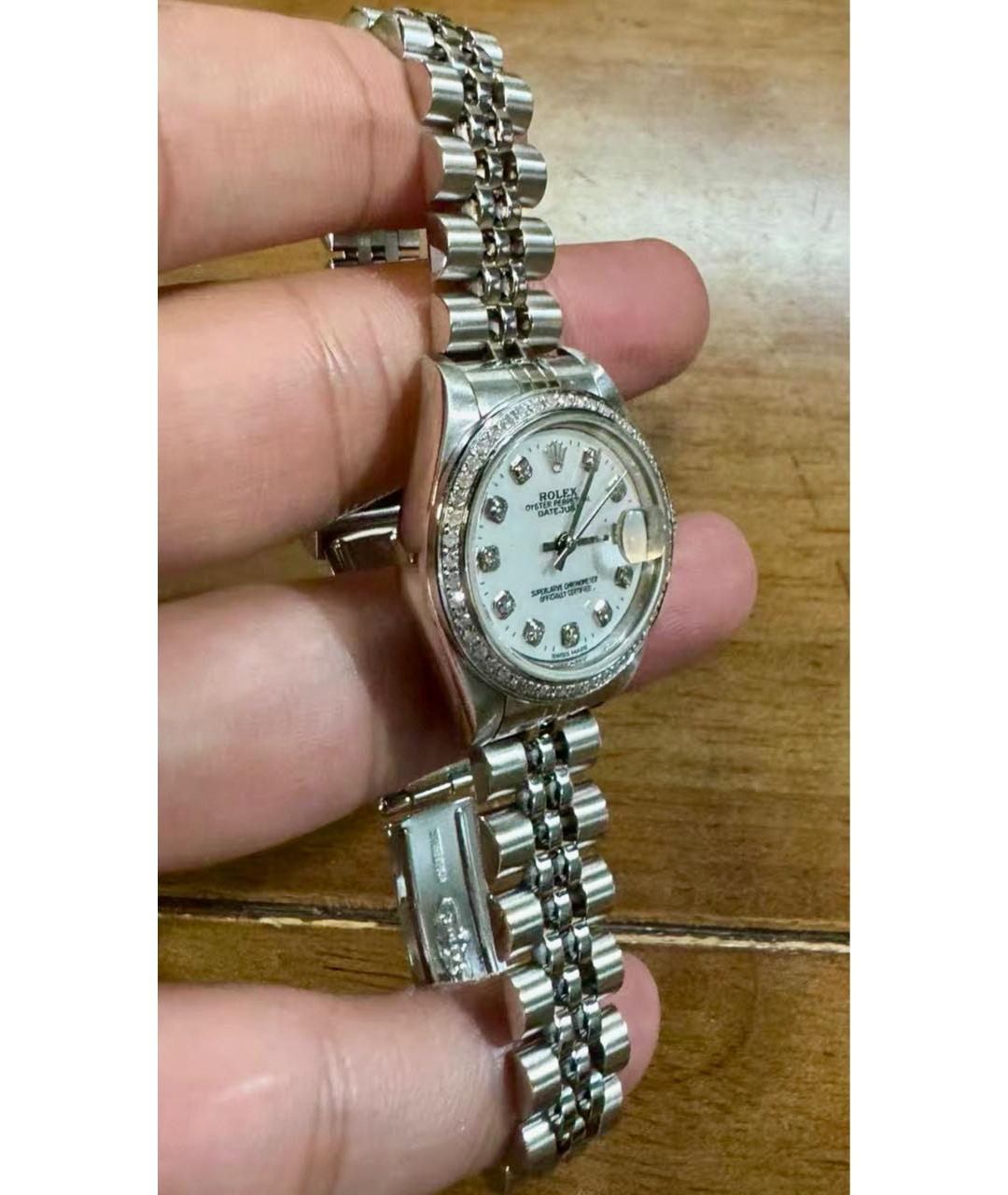 ROLEX Серебряные часы, фото 2