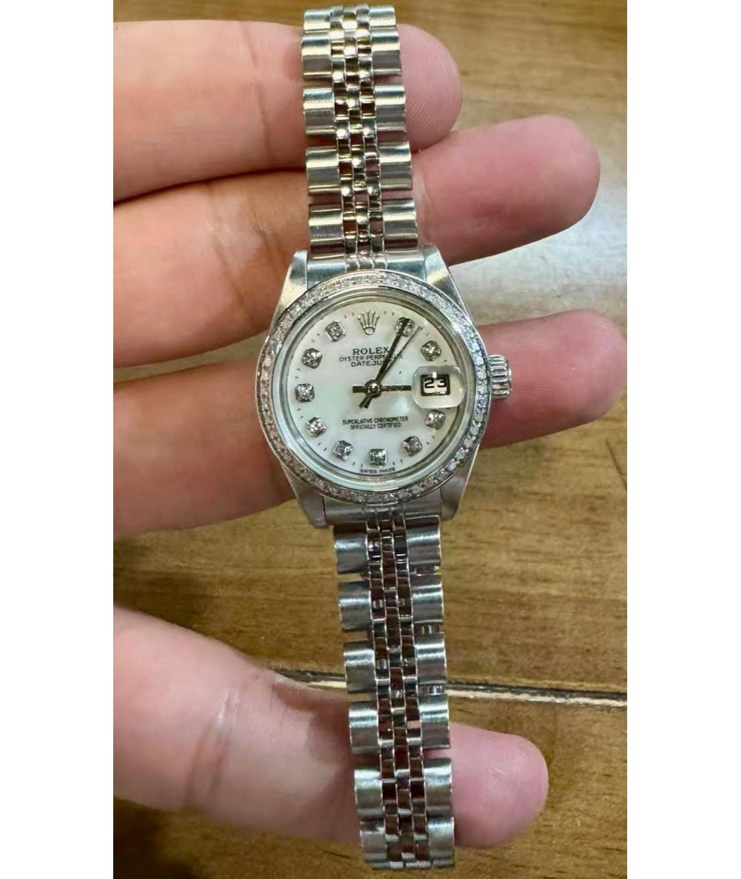 ROLEX Серебряные часы, фото 4